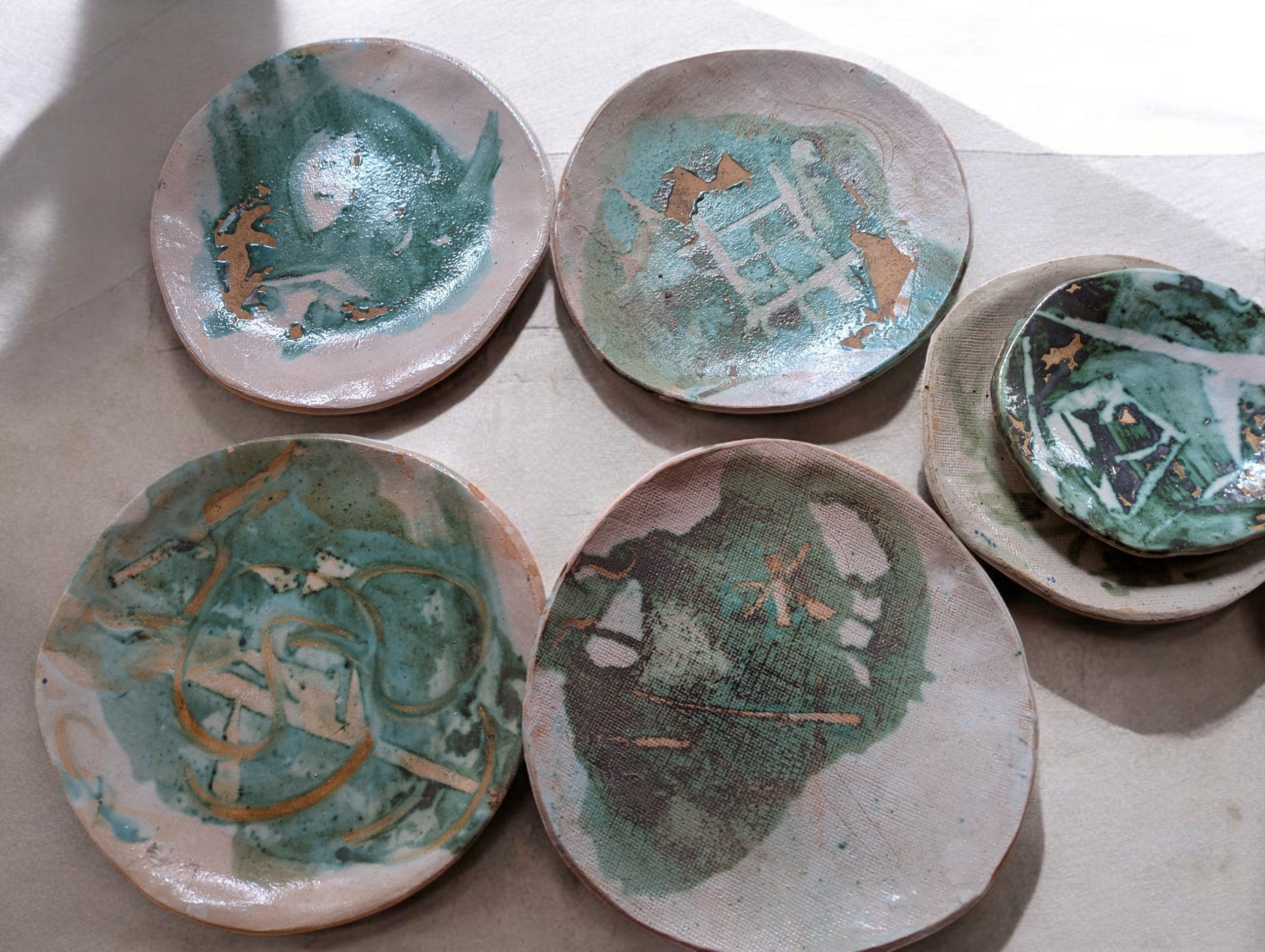 Handmade Ceramic Plate Debbie Karn - photo 2