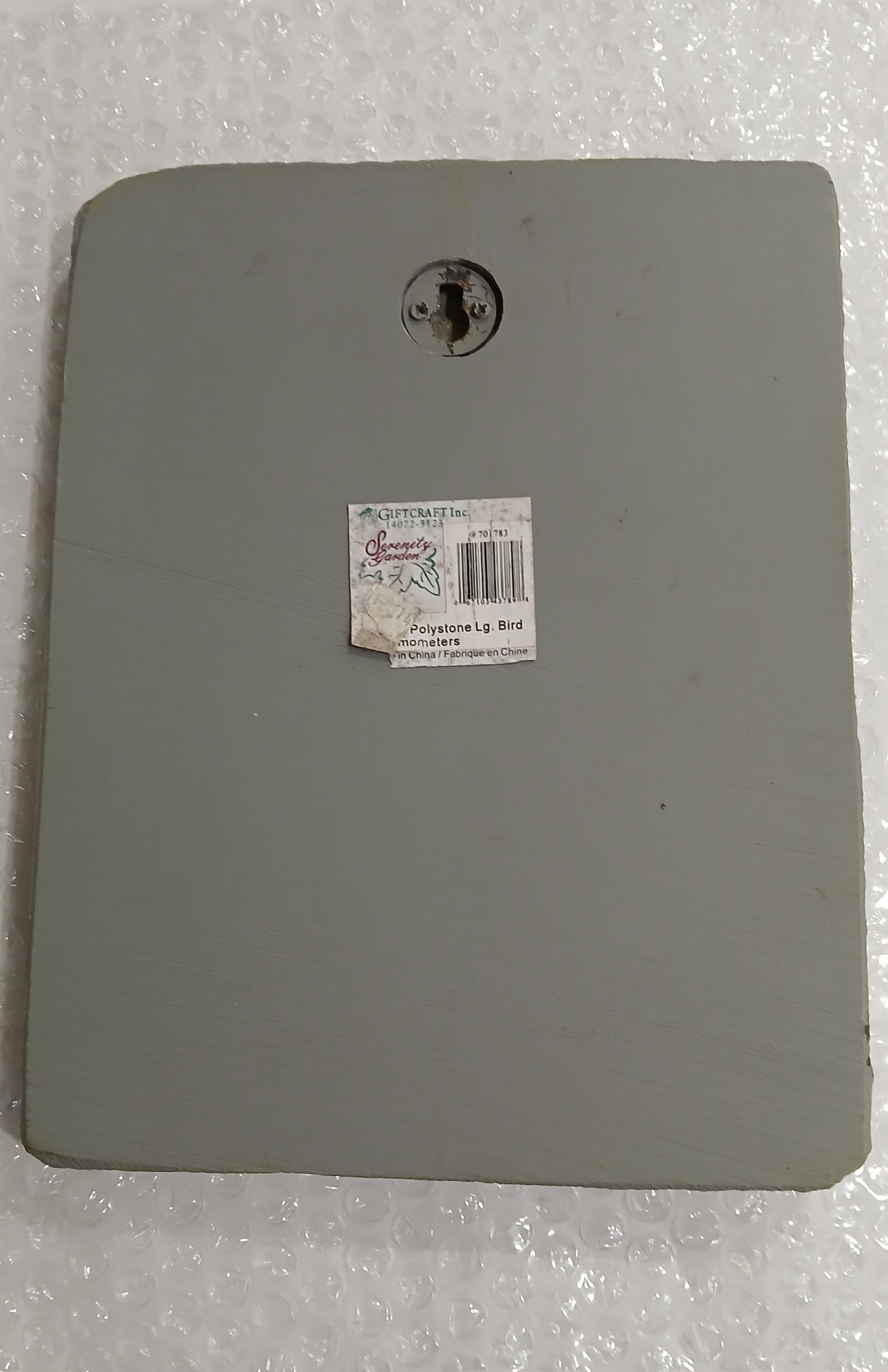 Giftcraft Polystone Bird Thermometer, Ready to hang - photo 2