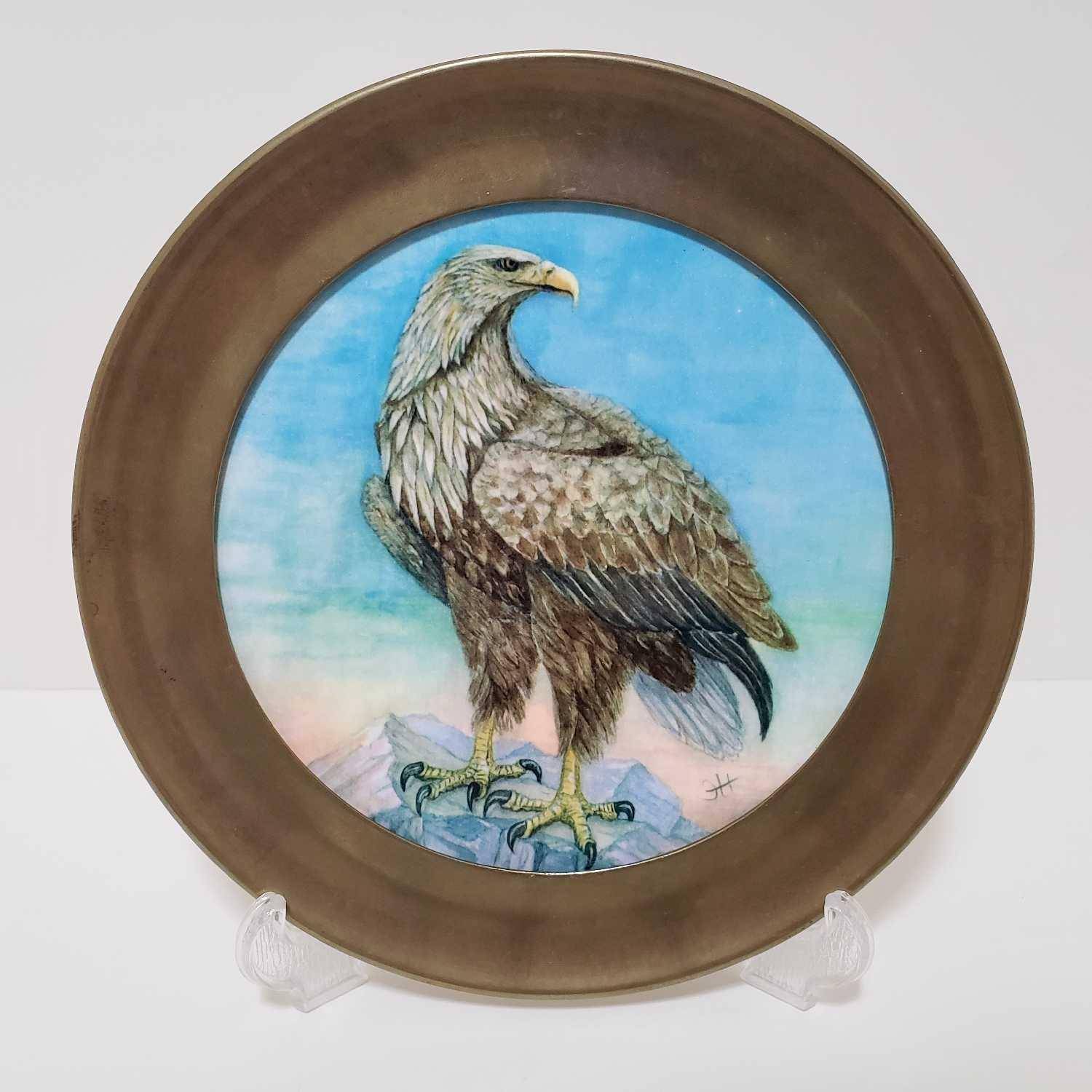 Vintage Eagle Collector Plate by Rehau Keramik