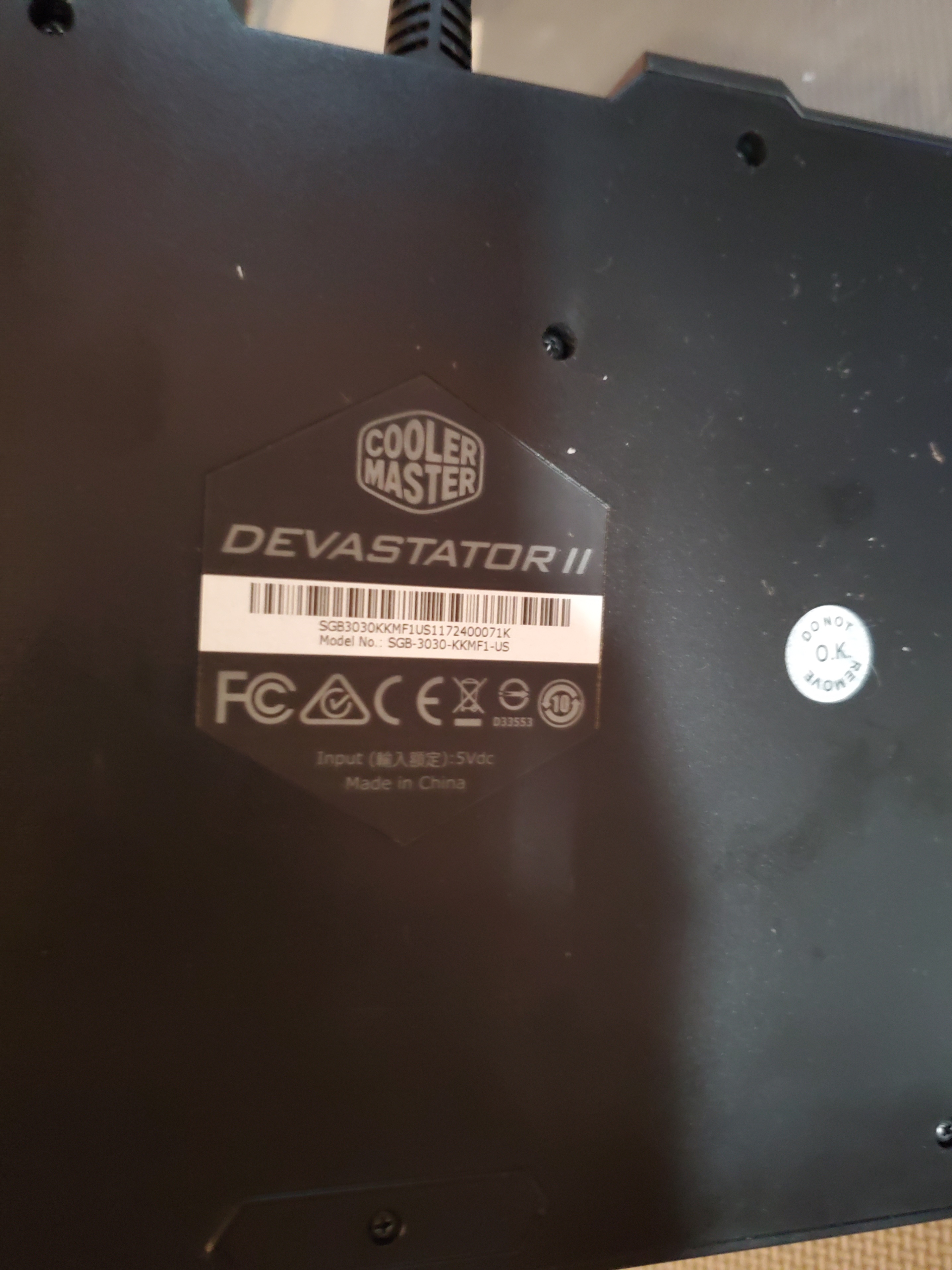 Cooler Master Devastator II - Gaming keyboard and mouse - photo 4