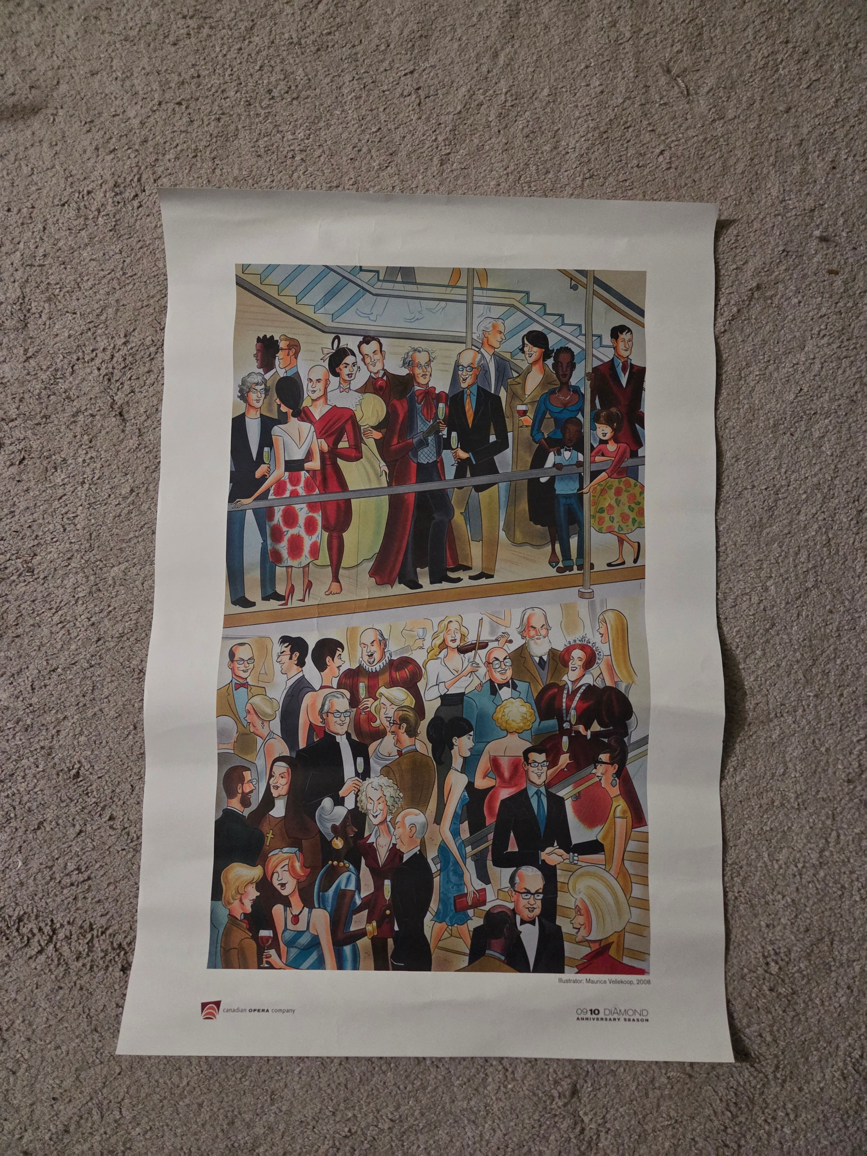 Maurice Vellekoop "Canadian Opera Company" 09/10 Season Poster