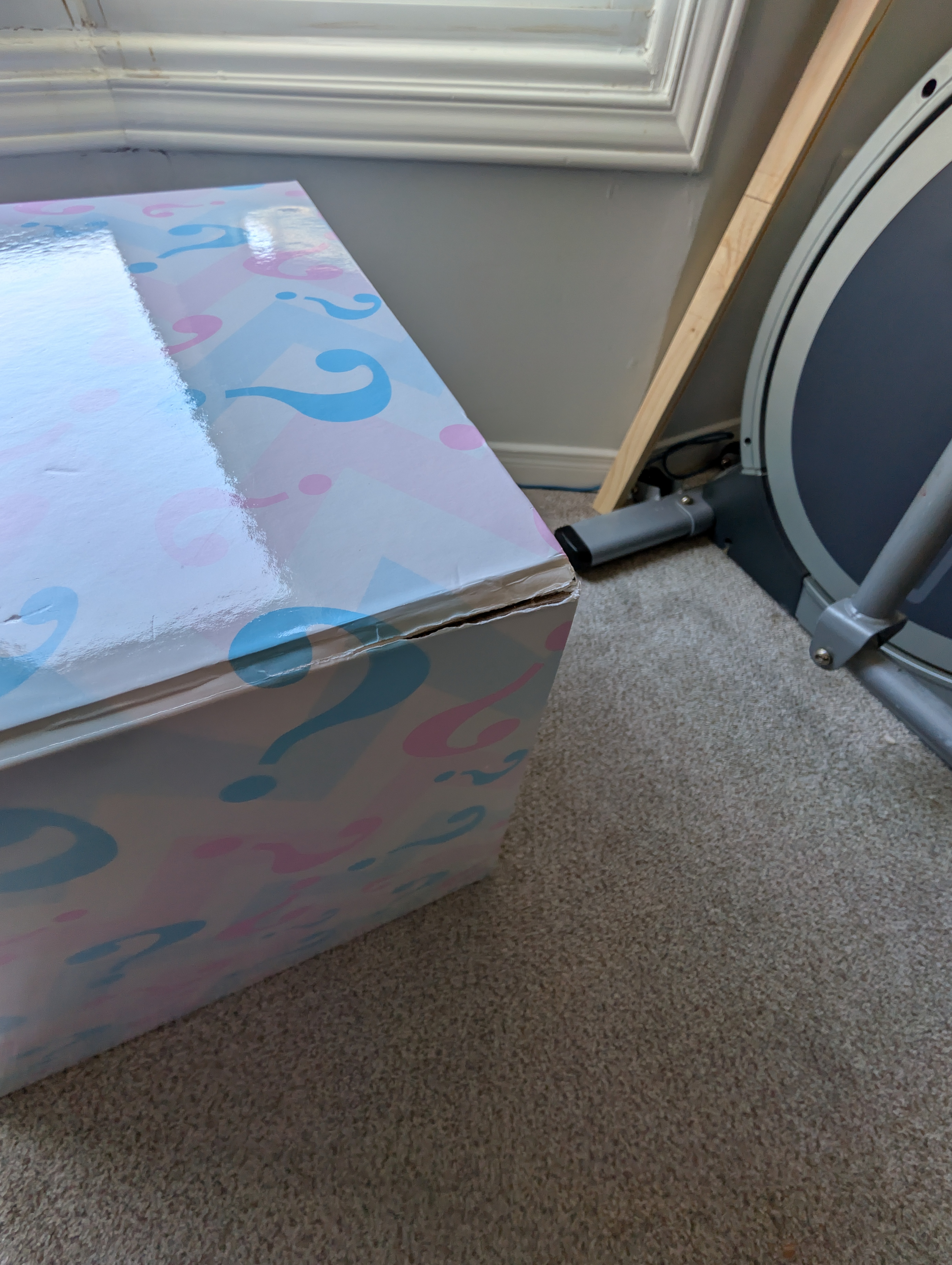 Gender Reveal Box (Boy or Girl, Large 17.5” Cube) - photo 2