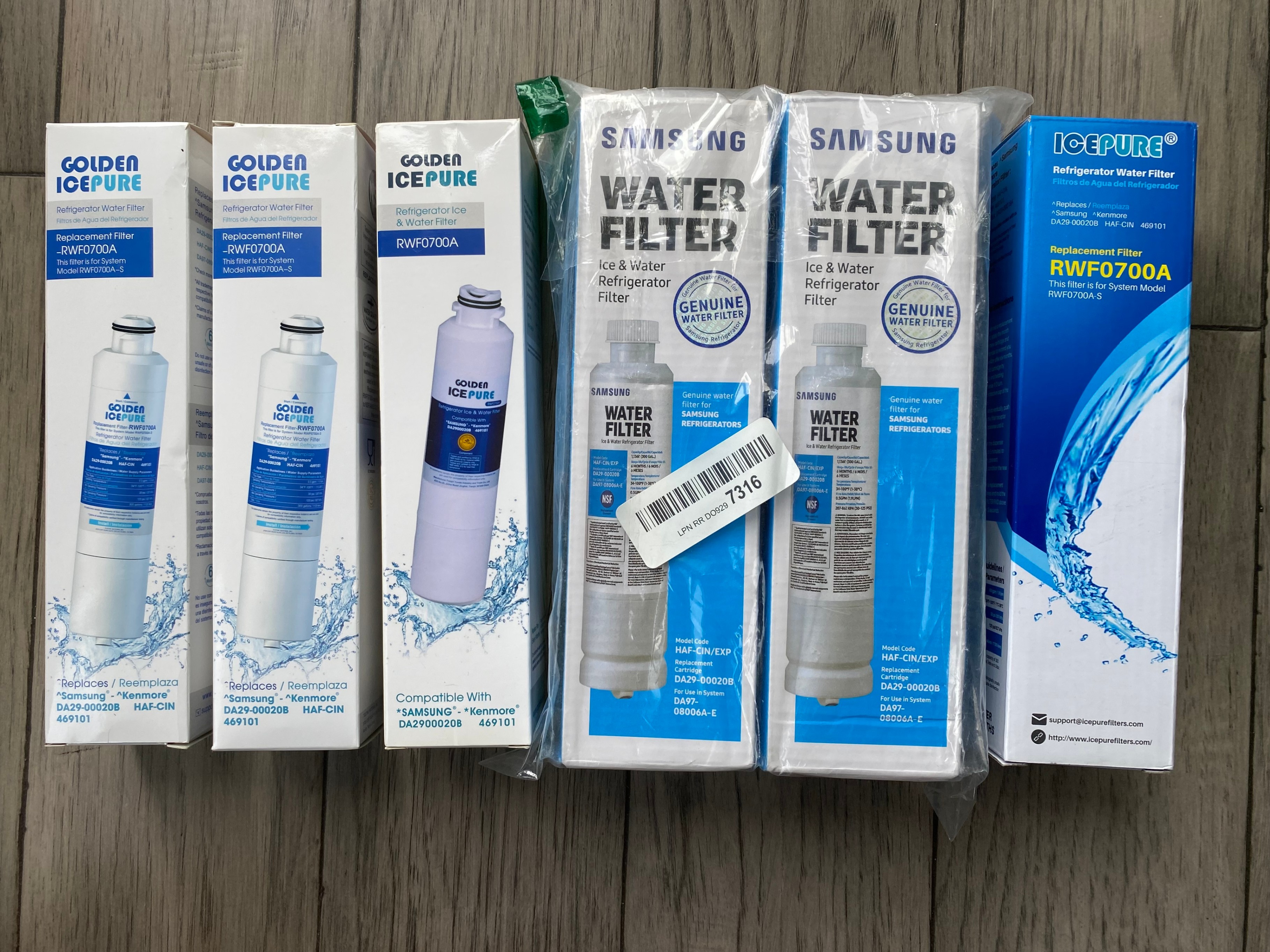 Samsung Water Filters ($20) – IcePure Water Filters ($10) – New - photo 3