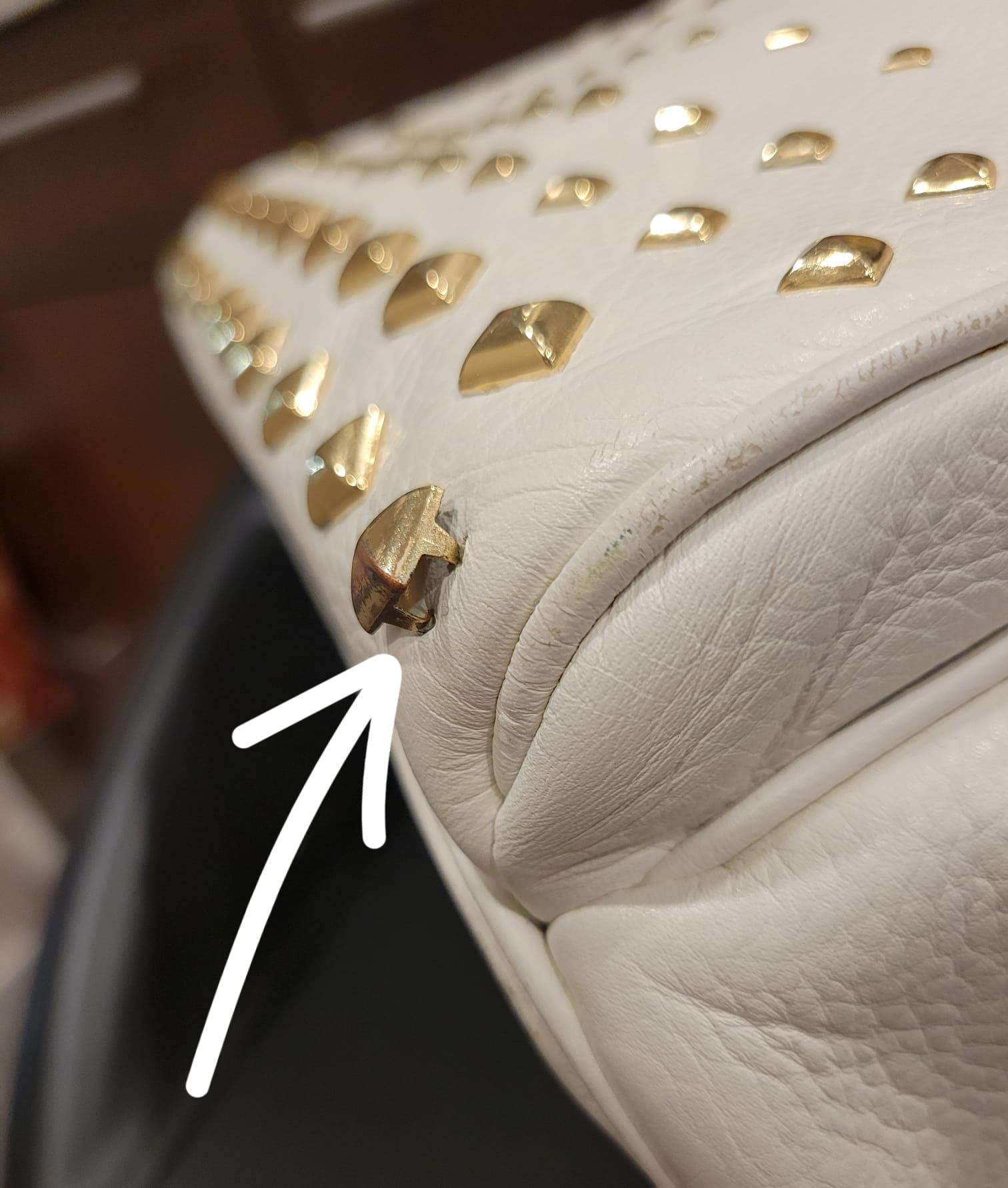 Michael Kors White Back Pack Bag - photo 3