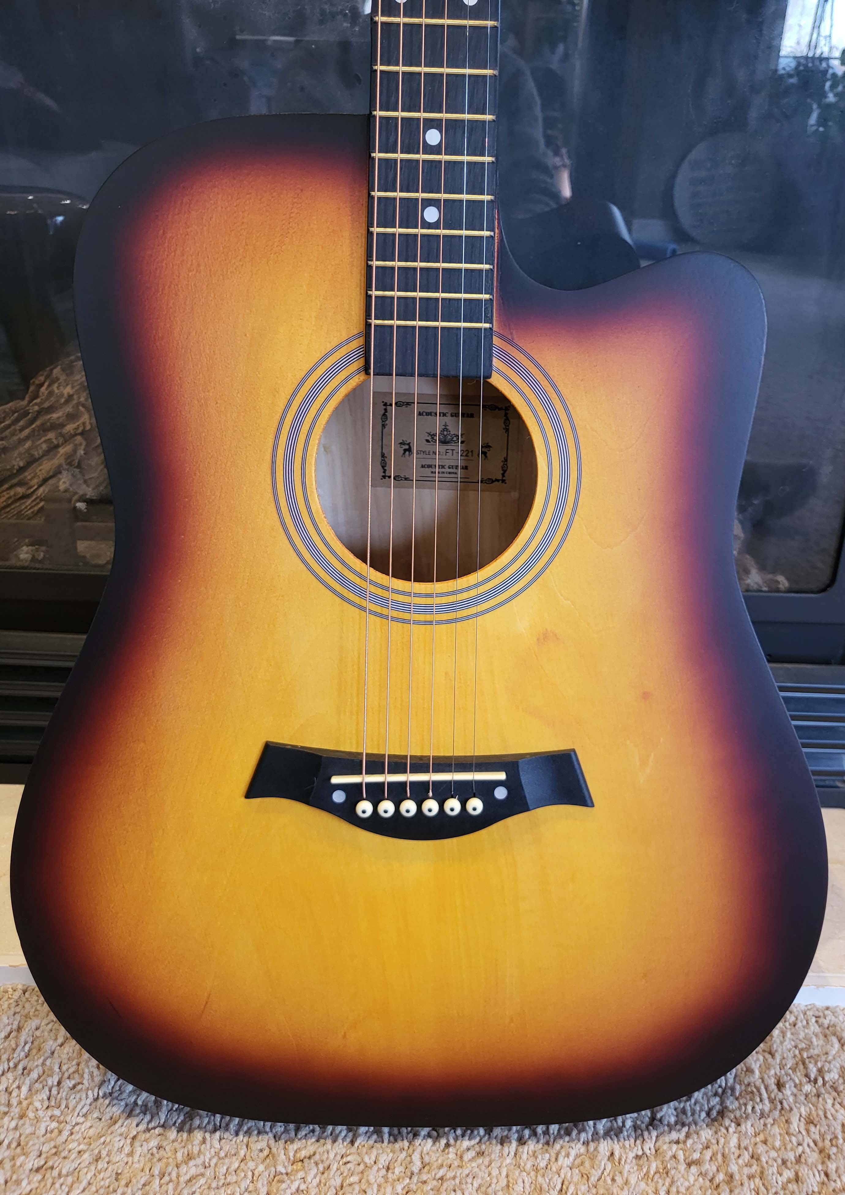 Brand New Acoustic guitar for beginners full size for adults - photo 3