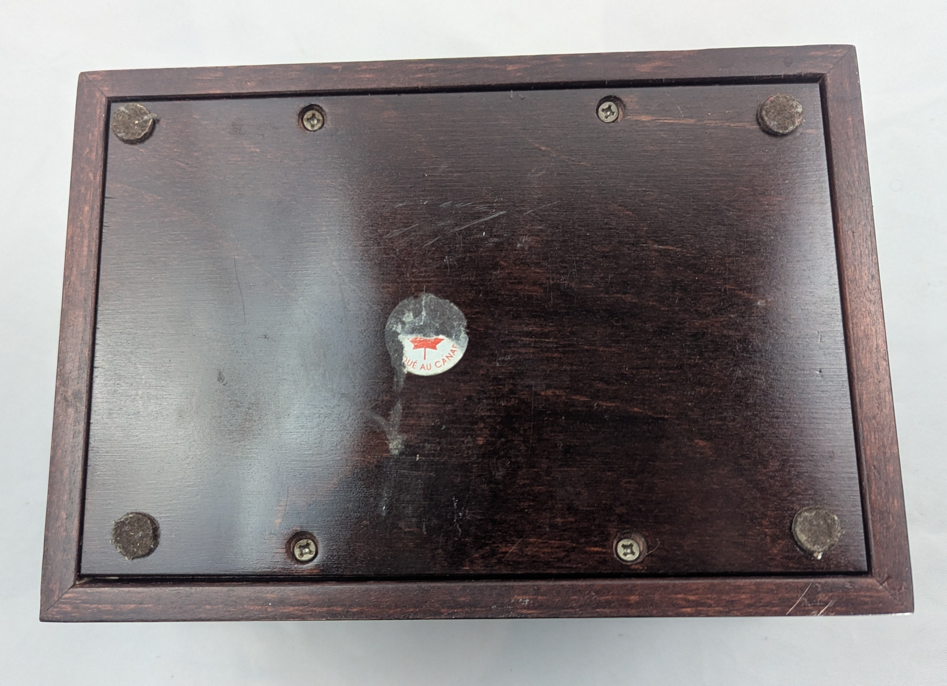 Mahogany Wood Cremation urn - photo 2