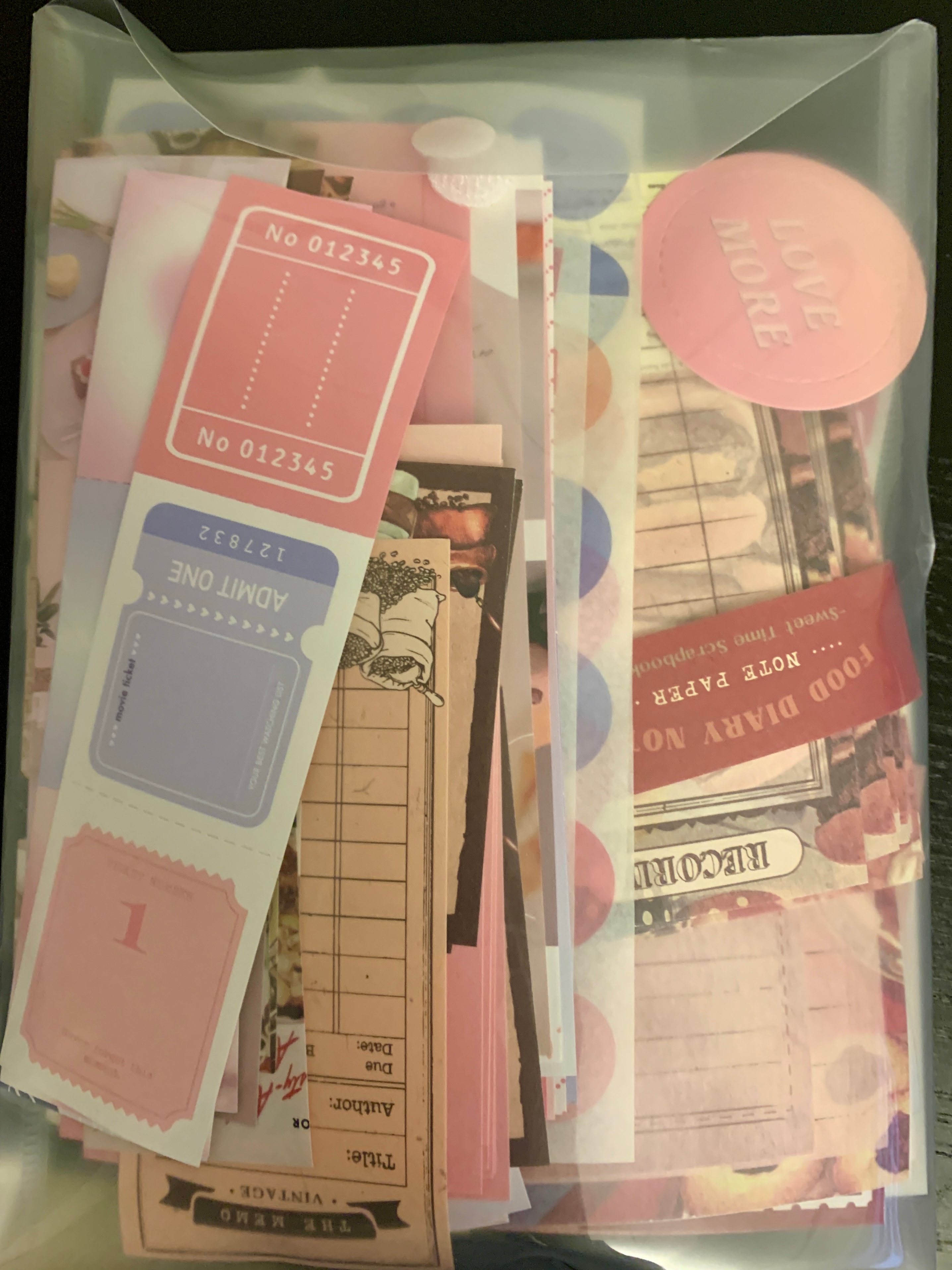Draupnir Vintage Aesthetic Scrapbook Decorative Paper Kit - photo 5