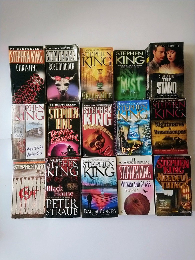 Stephen King pocketbooks!!