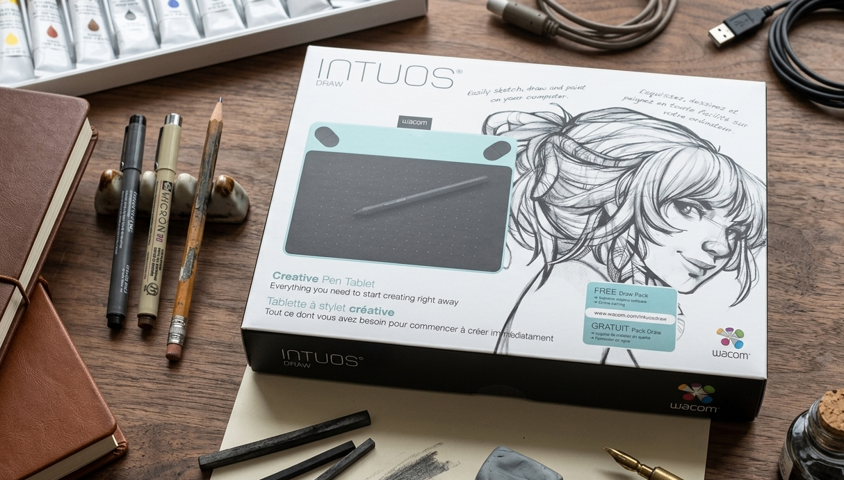 Wacom Intuos Draw Creative Pen Tablet
