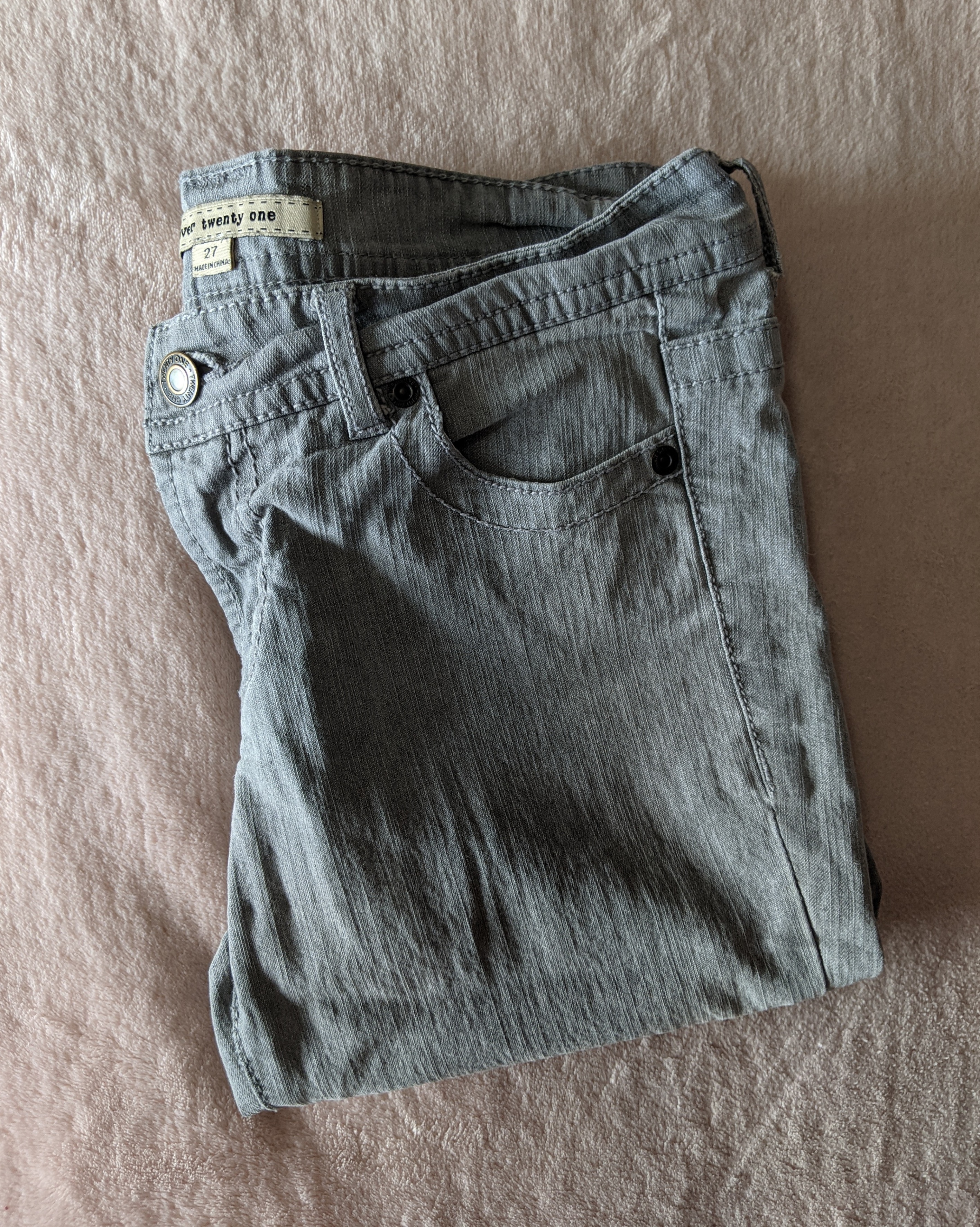 Forever Twenty One gray jeans