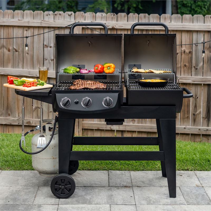 Char-Griller Dual Fuel Pro Gas and Charcoal Grill - photo 4