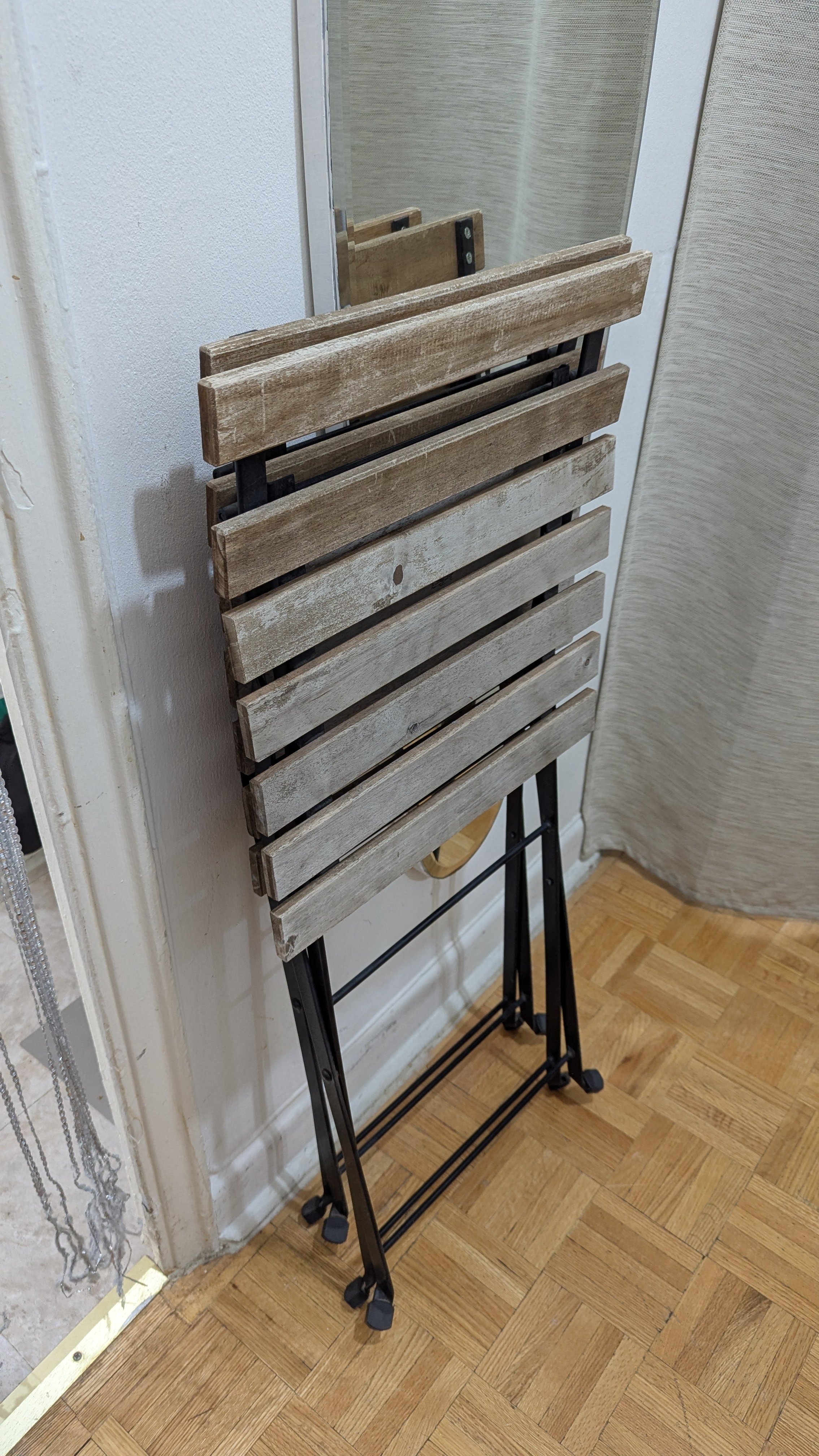 Folding Chairs, Strong, Natural Wood, Camping, Garden, Balcony - photo 2