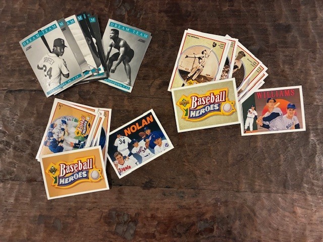 Two Upper Deck Baseball Heroes Sets and Score Dream Team