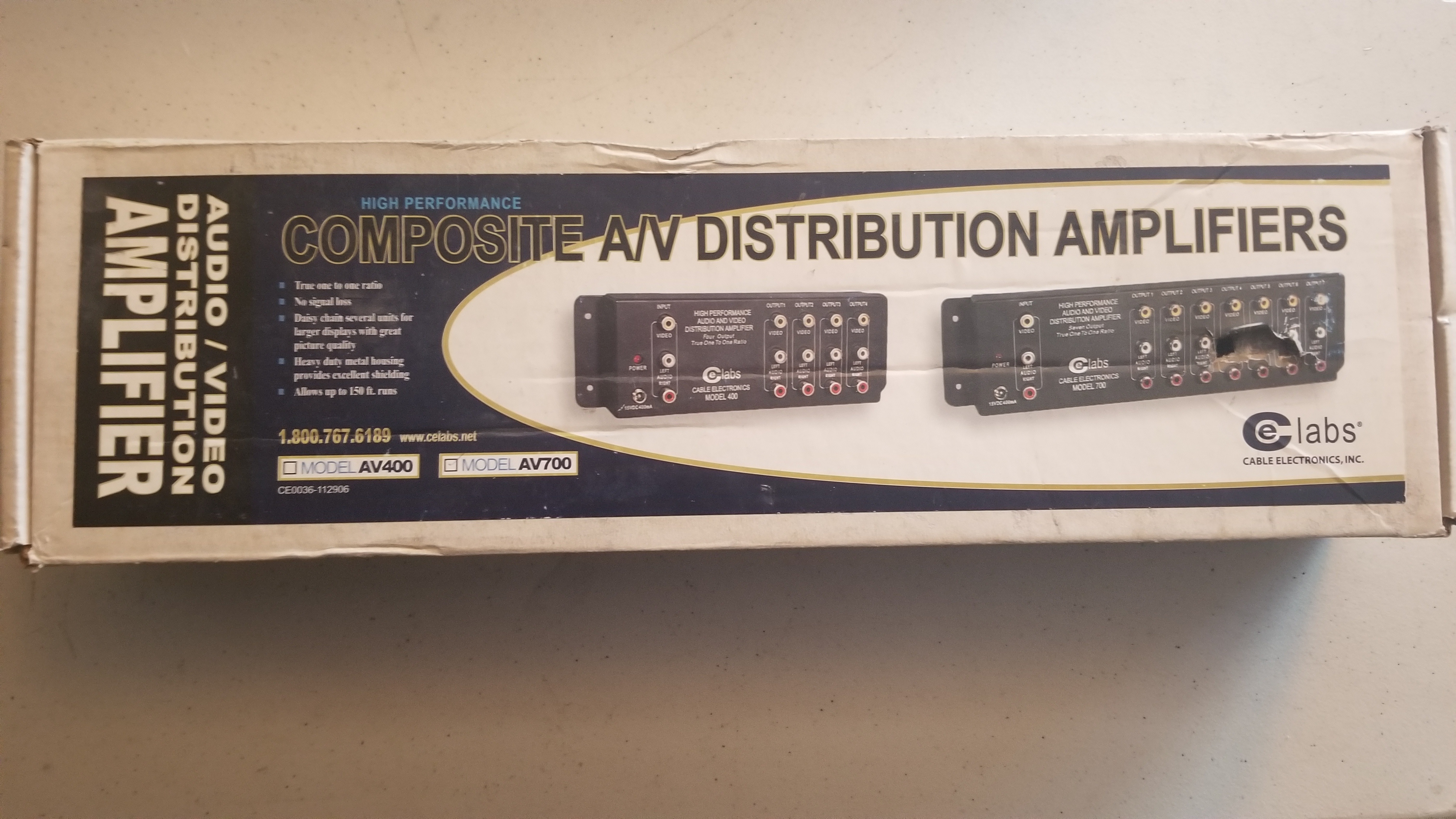 e-labs Composite A/V Distribution Amplifiers - photo 2