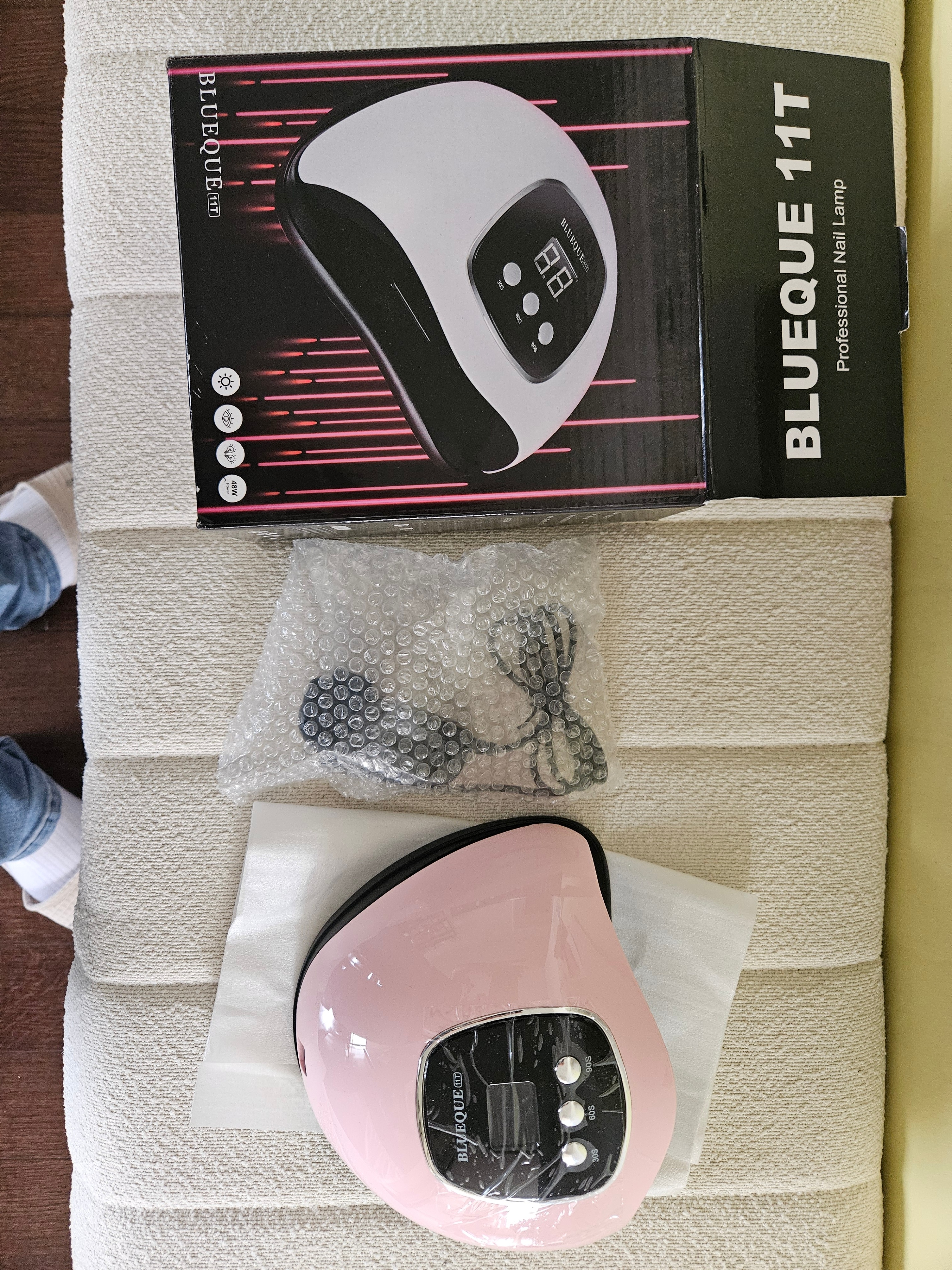 Blueque 11T Professional Nail Lamp (Pink)