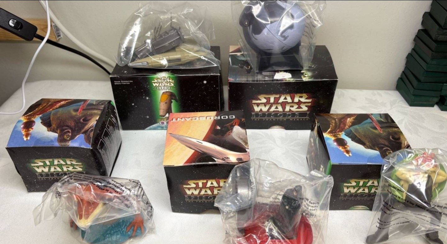 1999 Star Wars: The Phantom Menace promotional toys