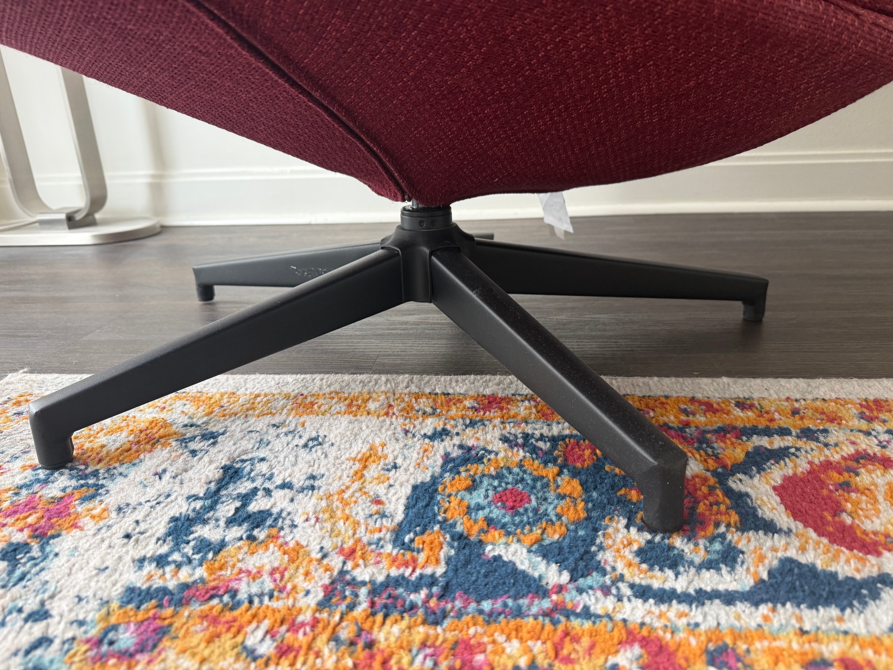 HAVBERG Swivel easy chair, Lejde red-brown - photo 4