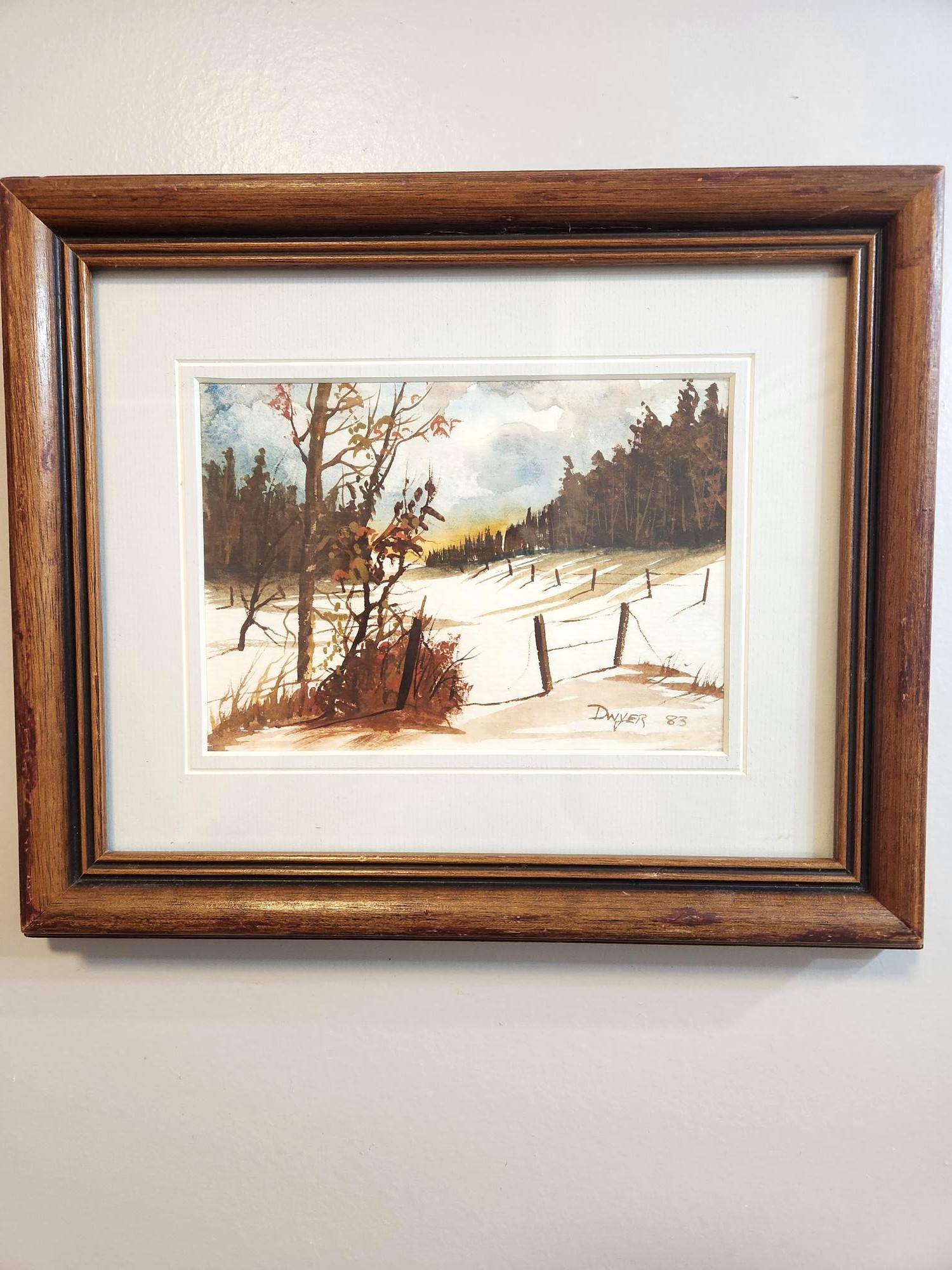 Niagara Fine Art , Bryan FE Dwyer Signed 1983 "Happy Valley" - photo 2