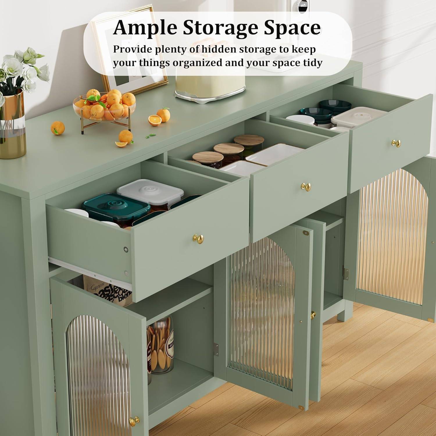 FINETONES Buffet Cabinet - Green - photo 4