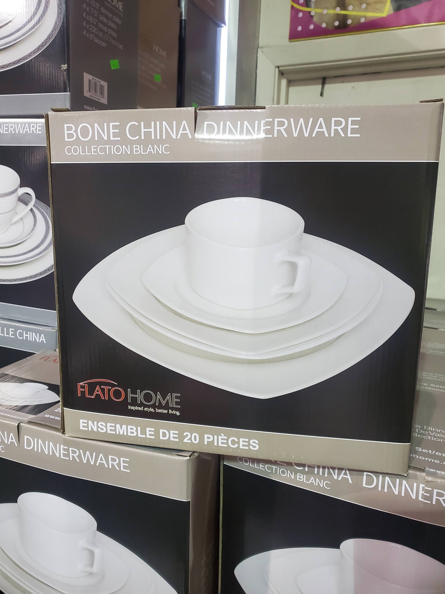 Flato Bone China Dinnerware Set – 20 Pieces - photo 4