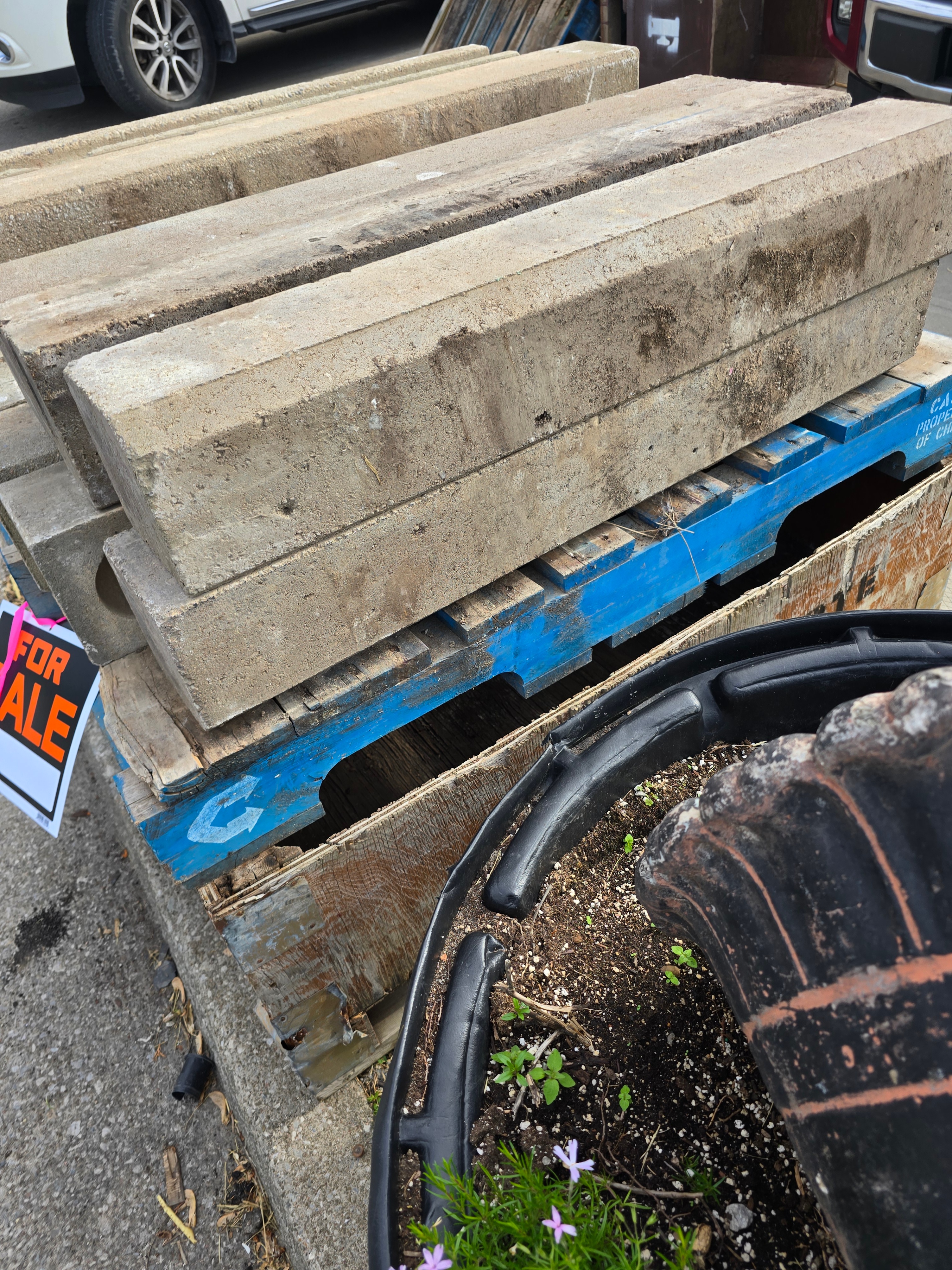 Cement parking curb stones (aka parking blocks) - photo 3
