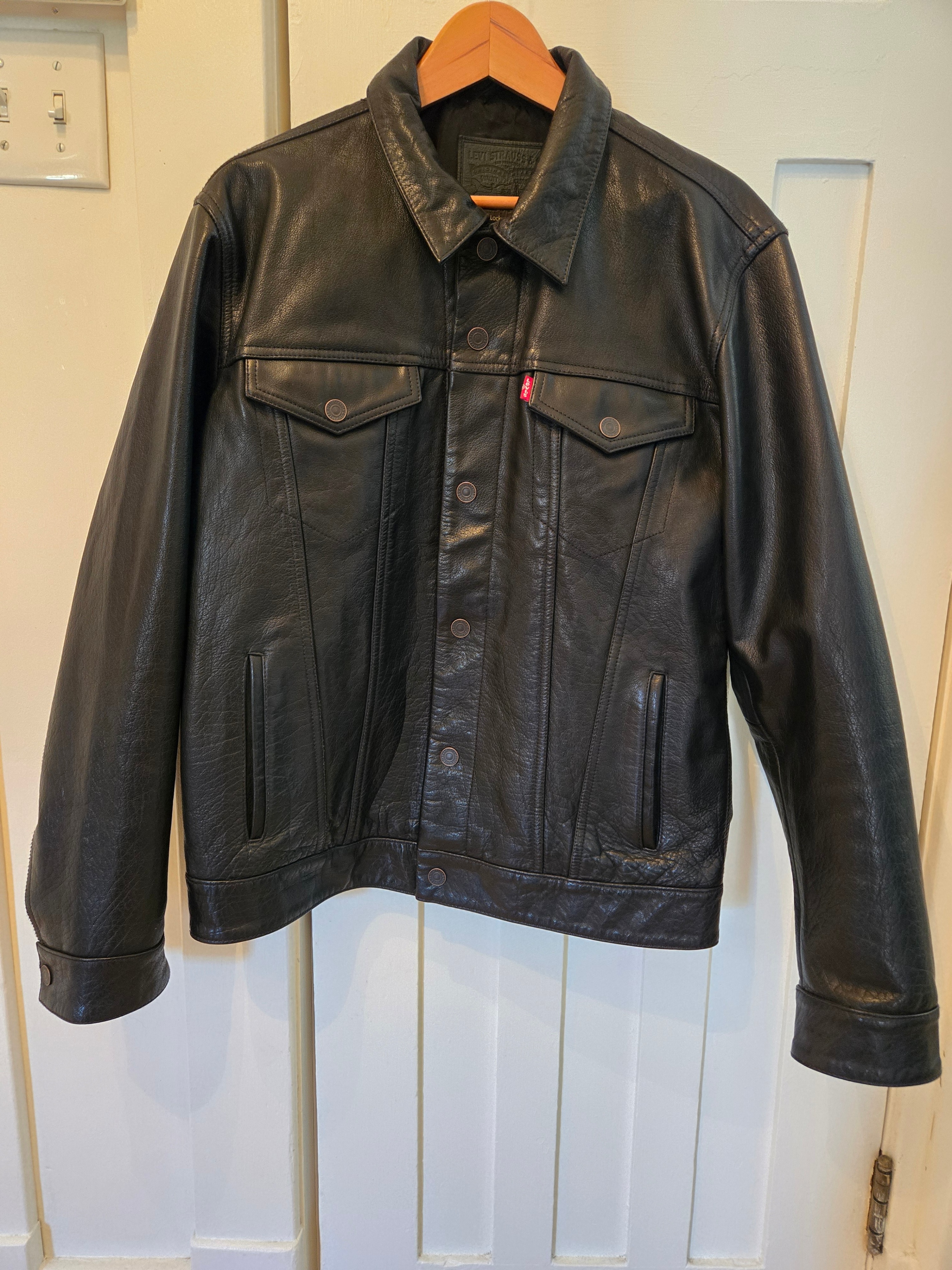 Buffalo Leather Levis Jacket - L (fits M)