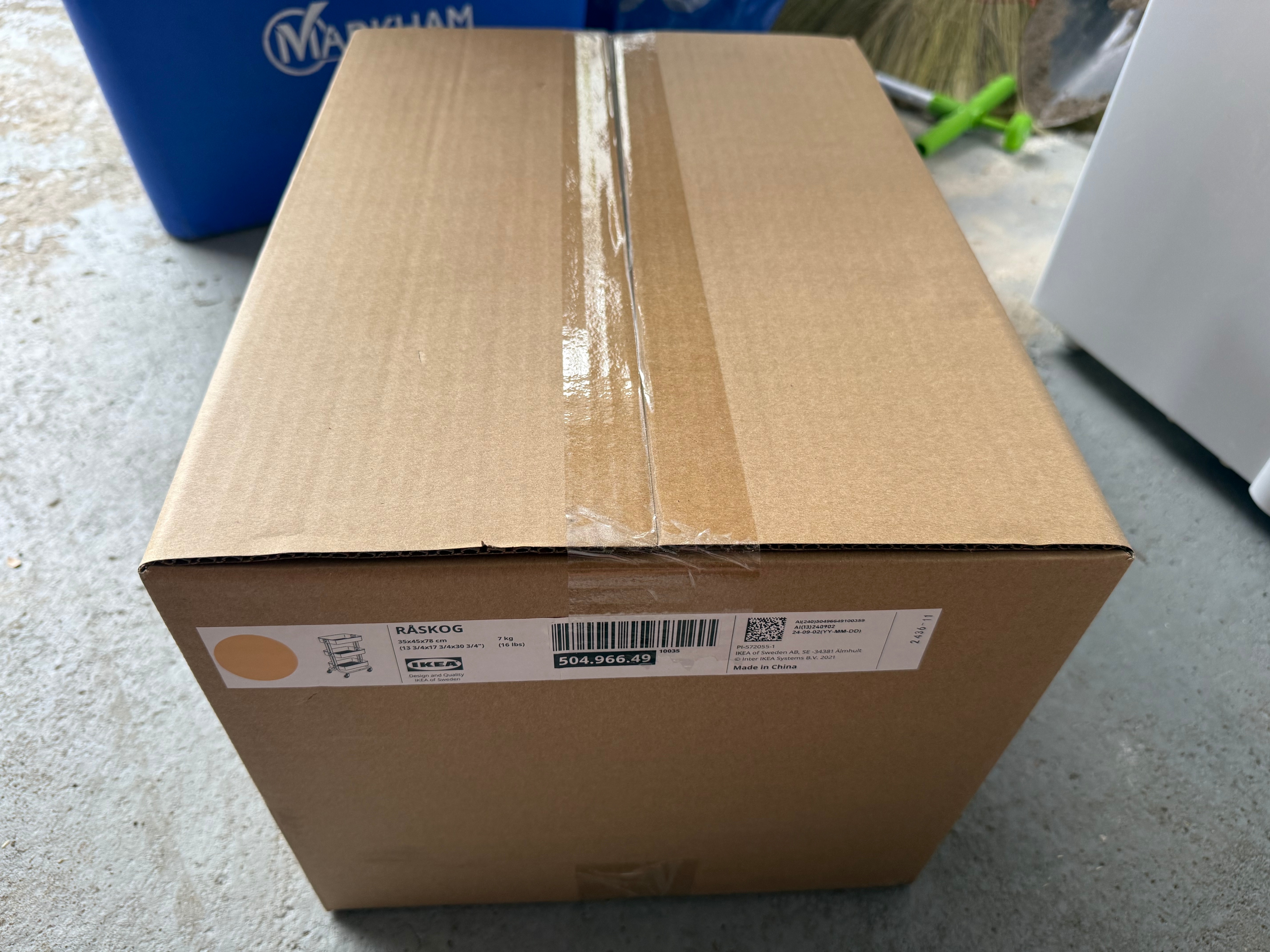 IKEA RASKOG Utility Cart 3-Tier Rolling Cart Light Yellow - photo 2