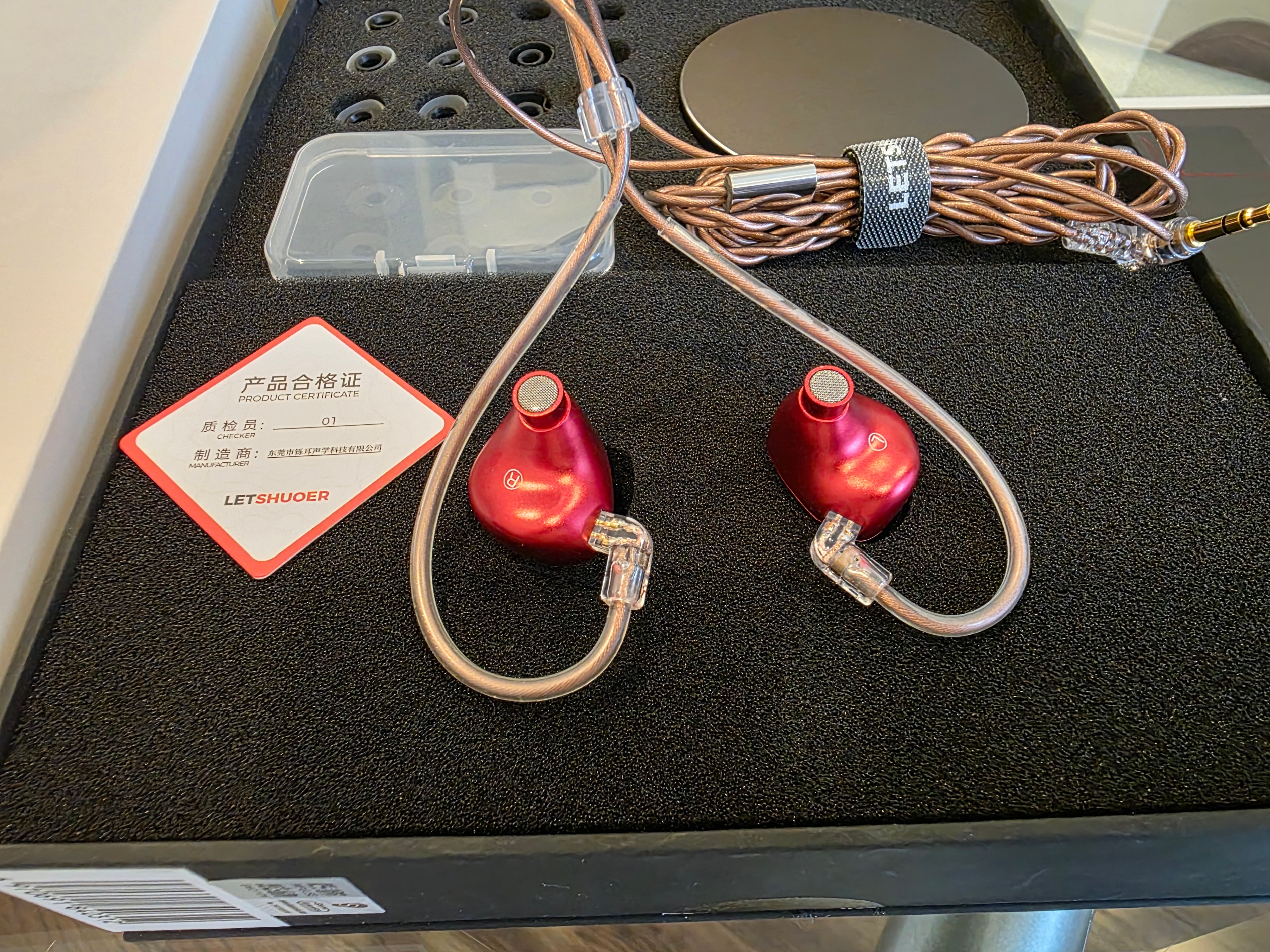 Shuoer EJ07M Kinda Lava IEMs – Perfect condition - photo 3