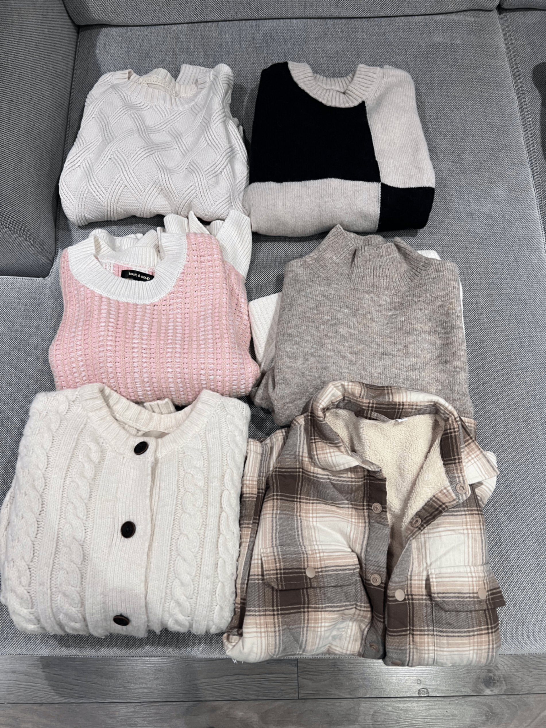 6 women fall/winter clothings