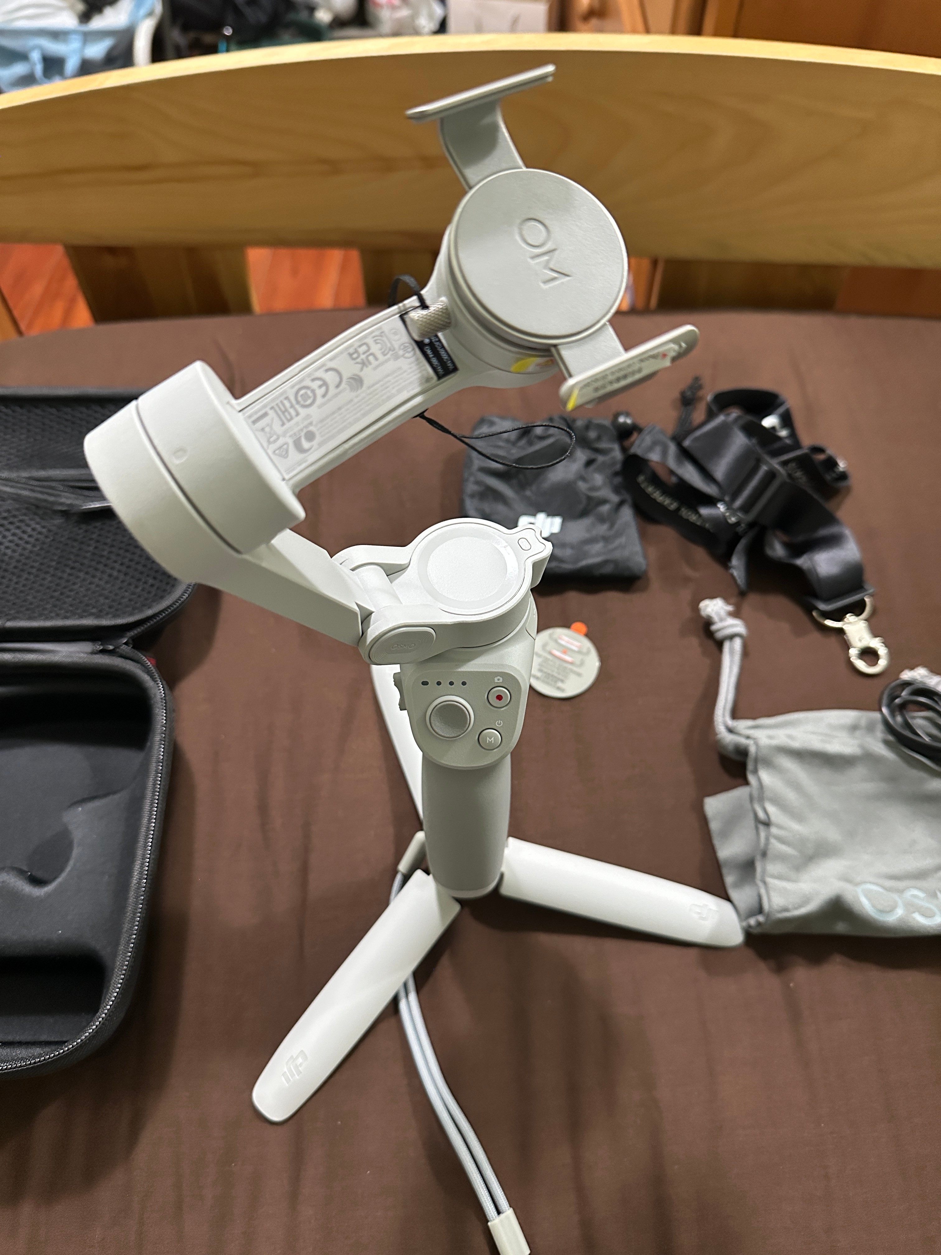 DJI OM 4 Smartphone Gimbal with bag & extra accessories - photo 5