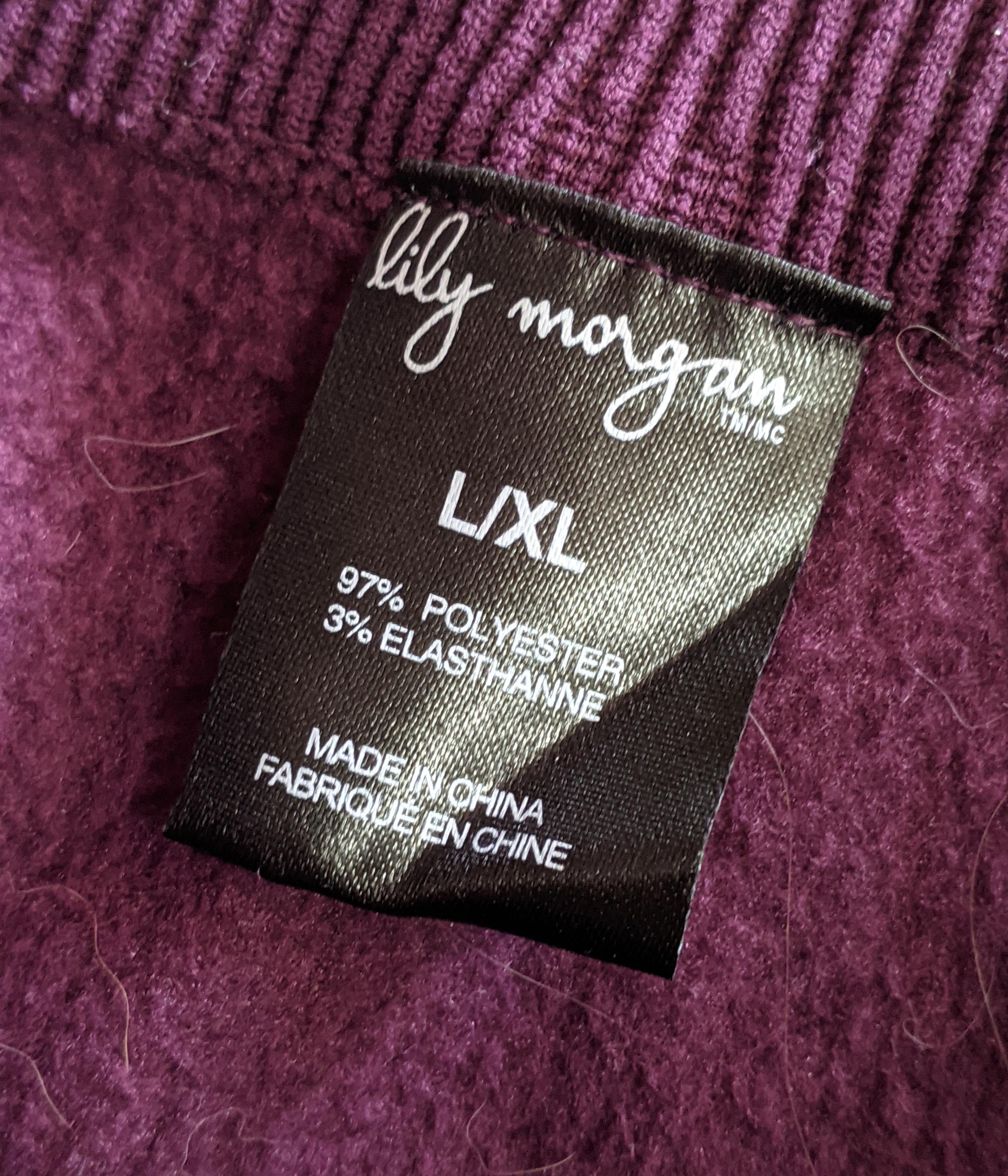 Lily Morgan purple warm leggings - photo 4