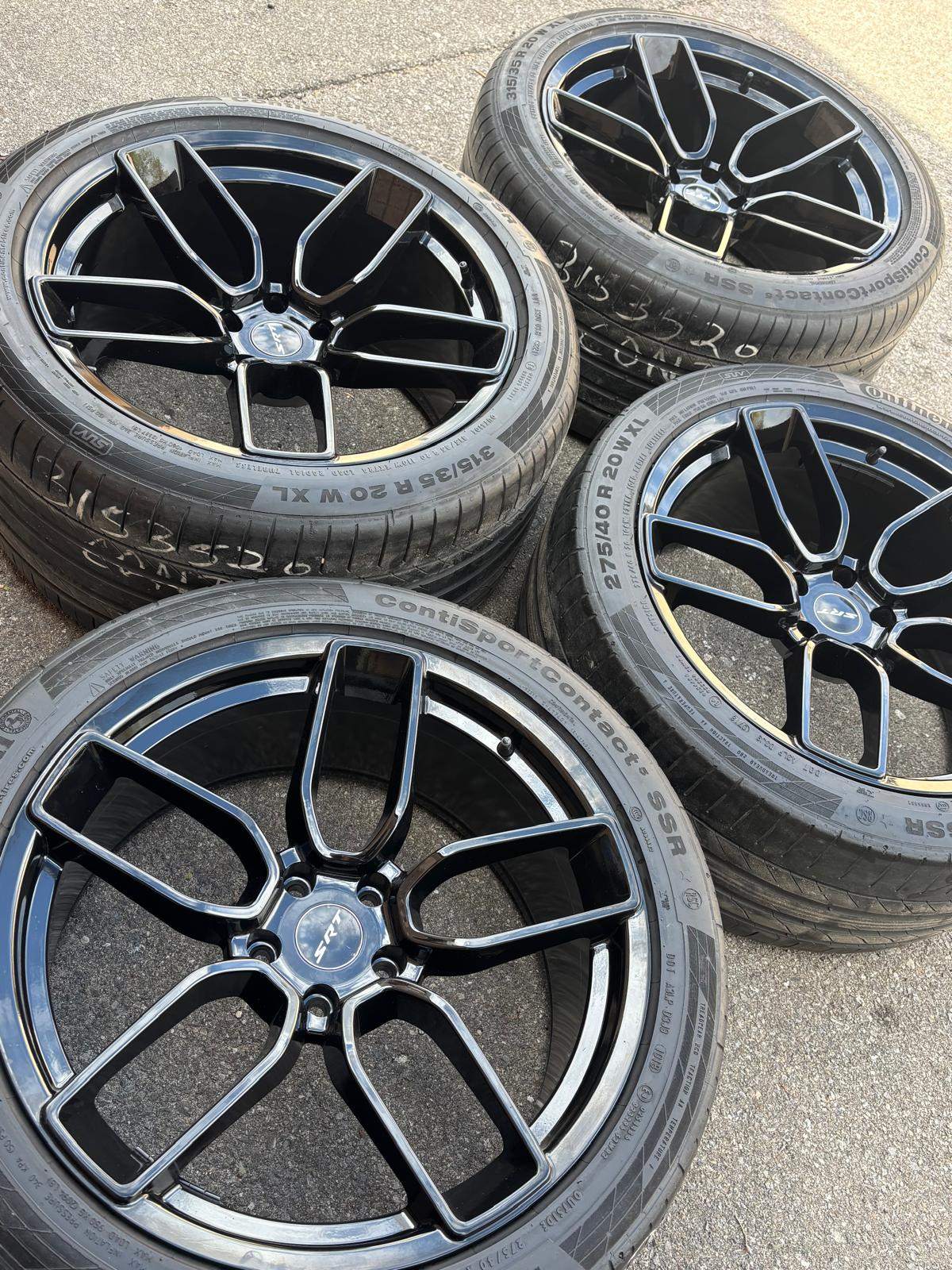 NEW 20”REDEYE reps(5x115)+used Continentals- Charger/Challenger/ - photo 3