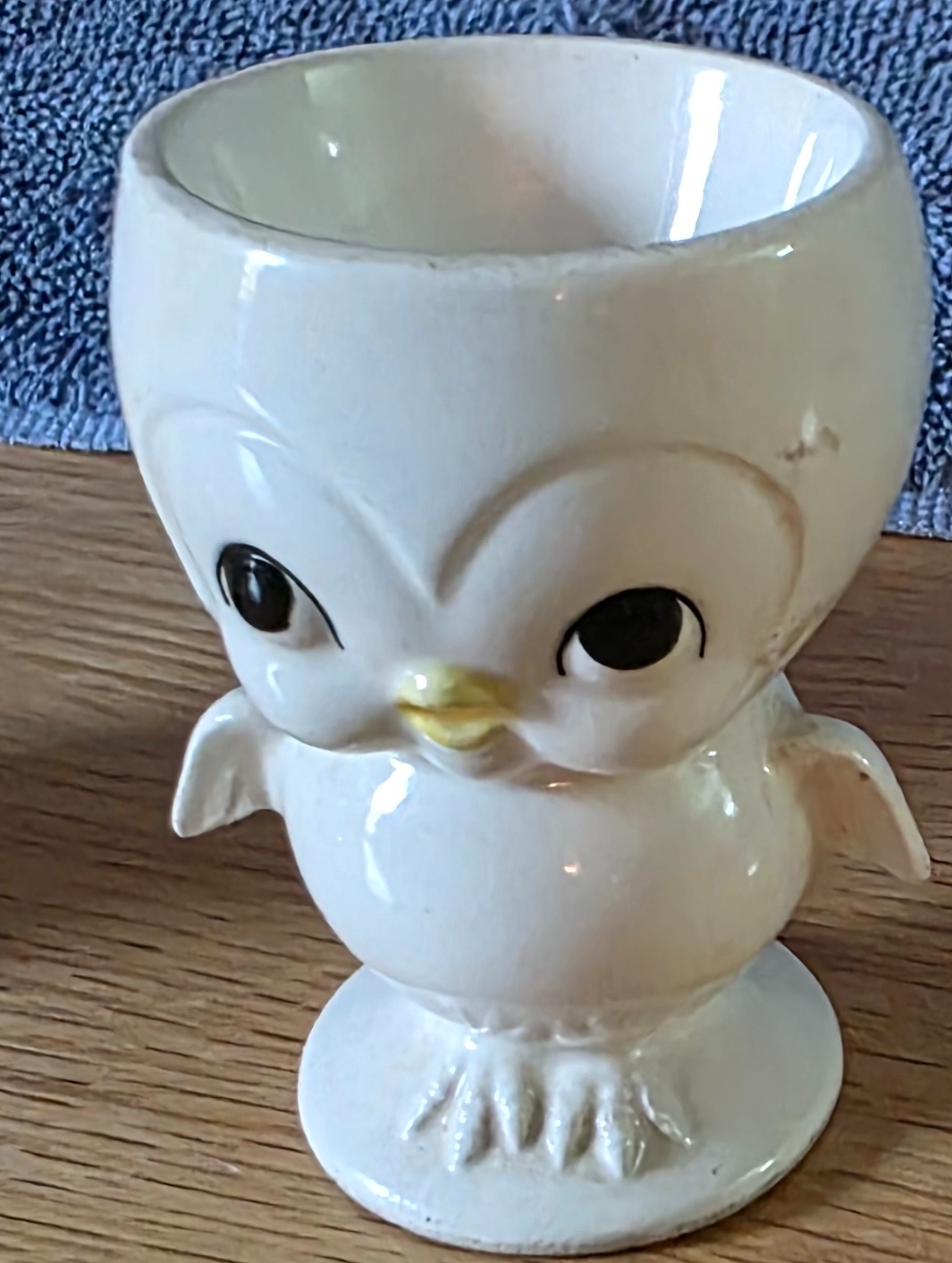 Pair of Vintage Ceramic Owl Egg Cups - photo 3