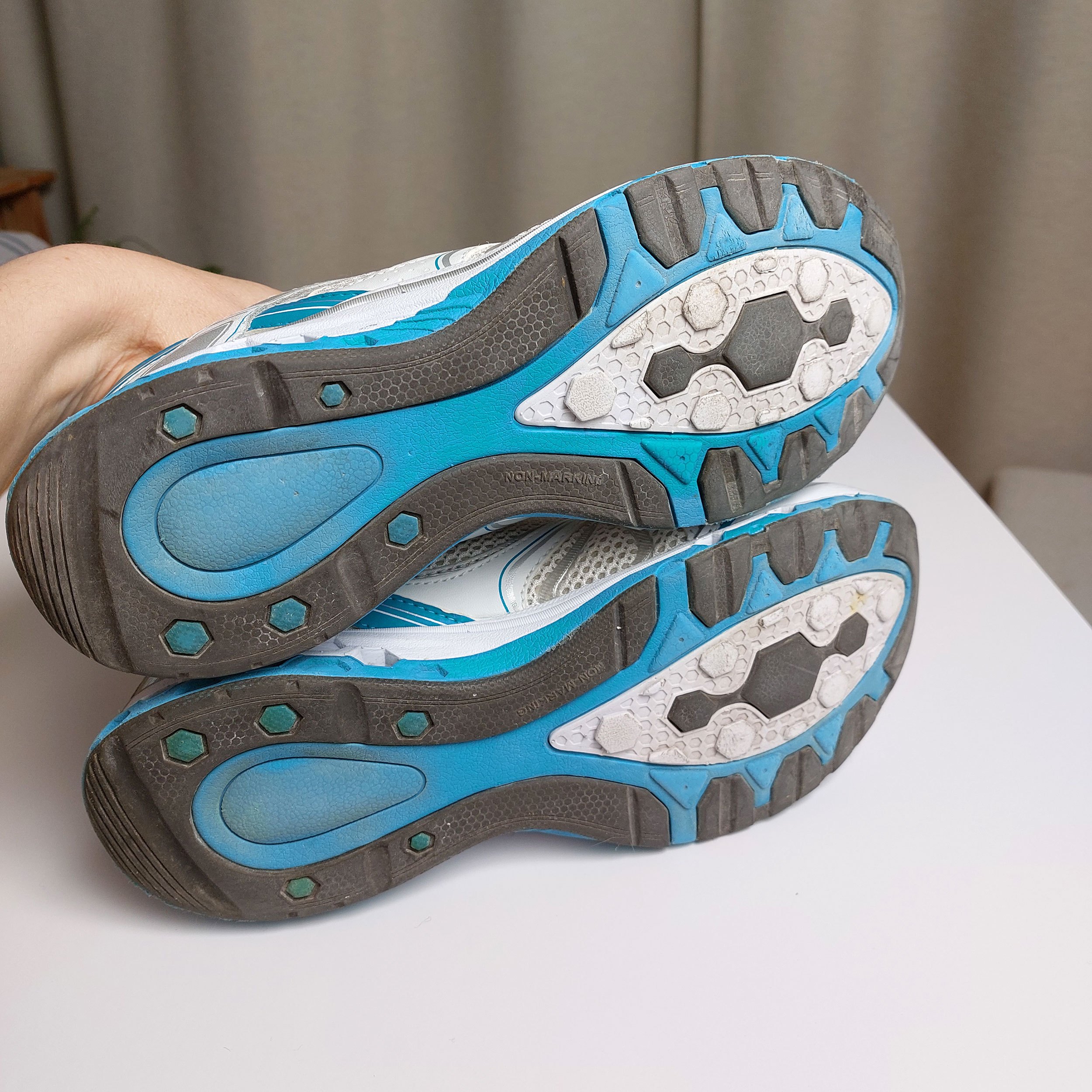 Starter Women’s Running Shoes Sneakers White/Turquoise Size 9 - photo 4