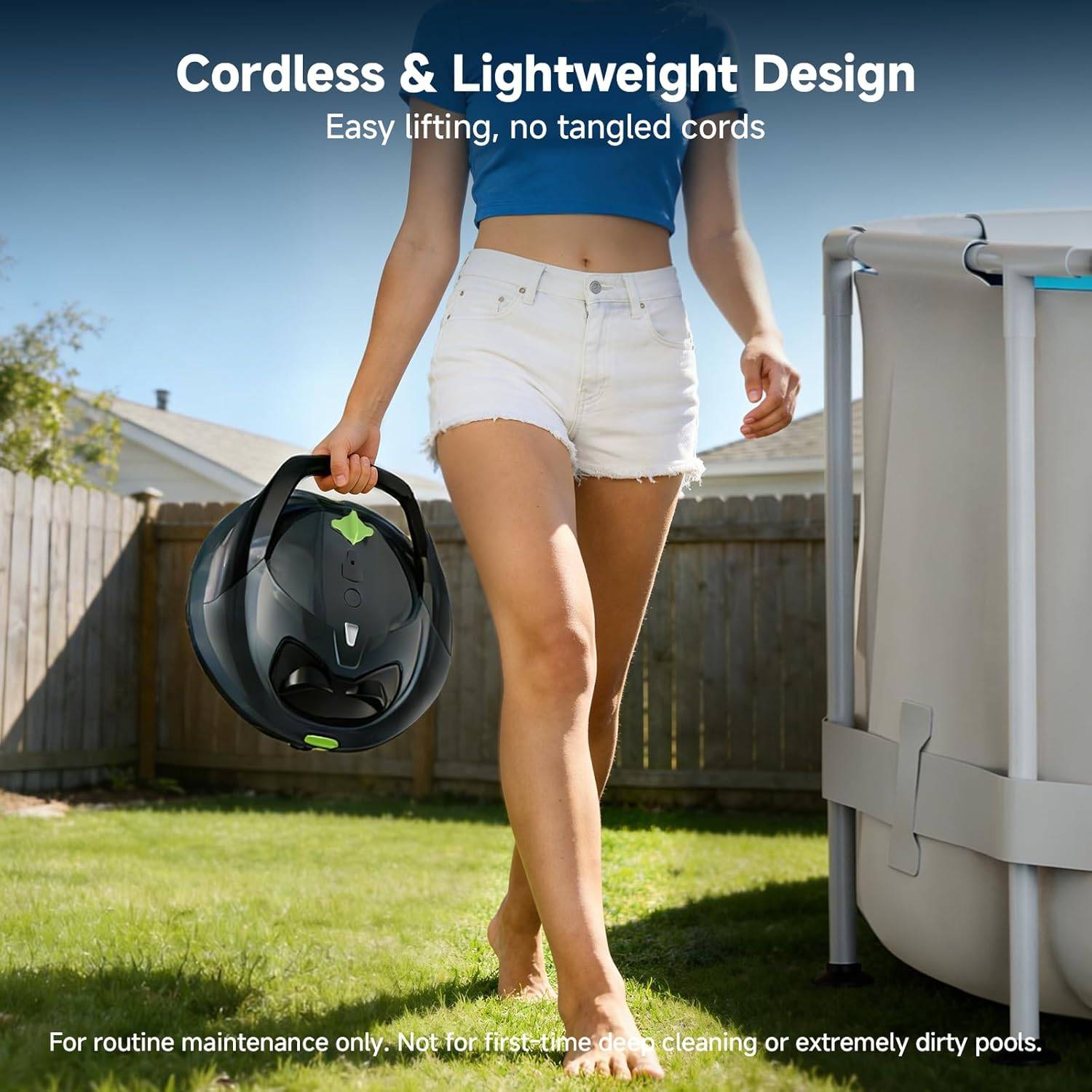 Pooloob PF1 Cordless Pool Vacuum Cleaner Robot - photo 2