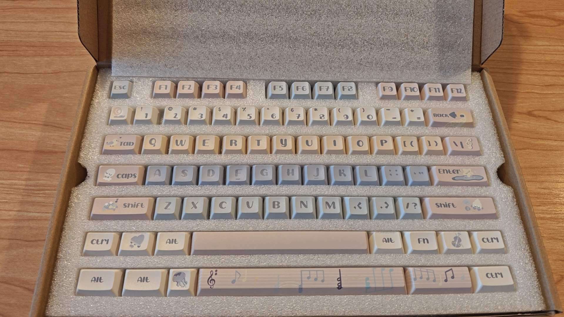 Brand New Cute Sea Band Keycap Set - 143 Keys