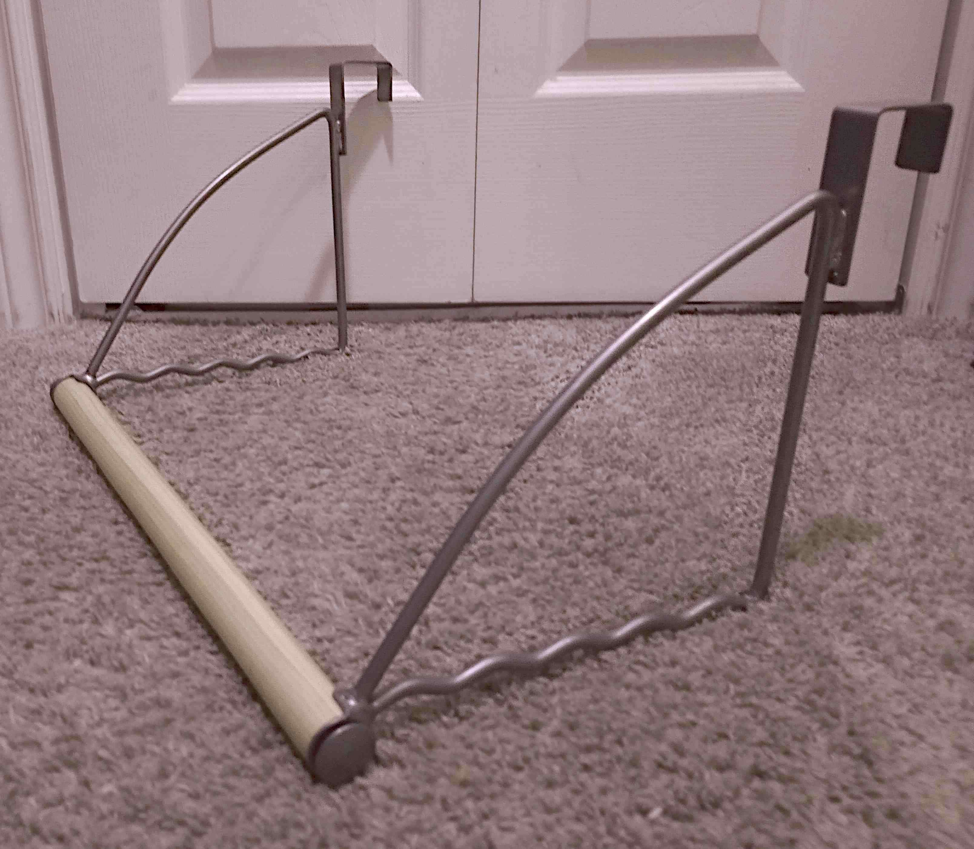 Over the door clothes hanger