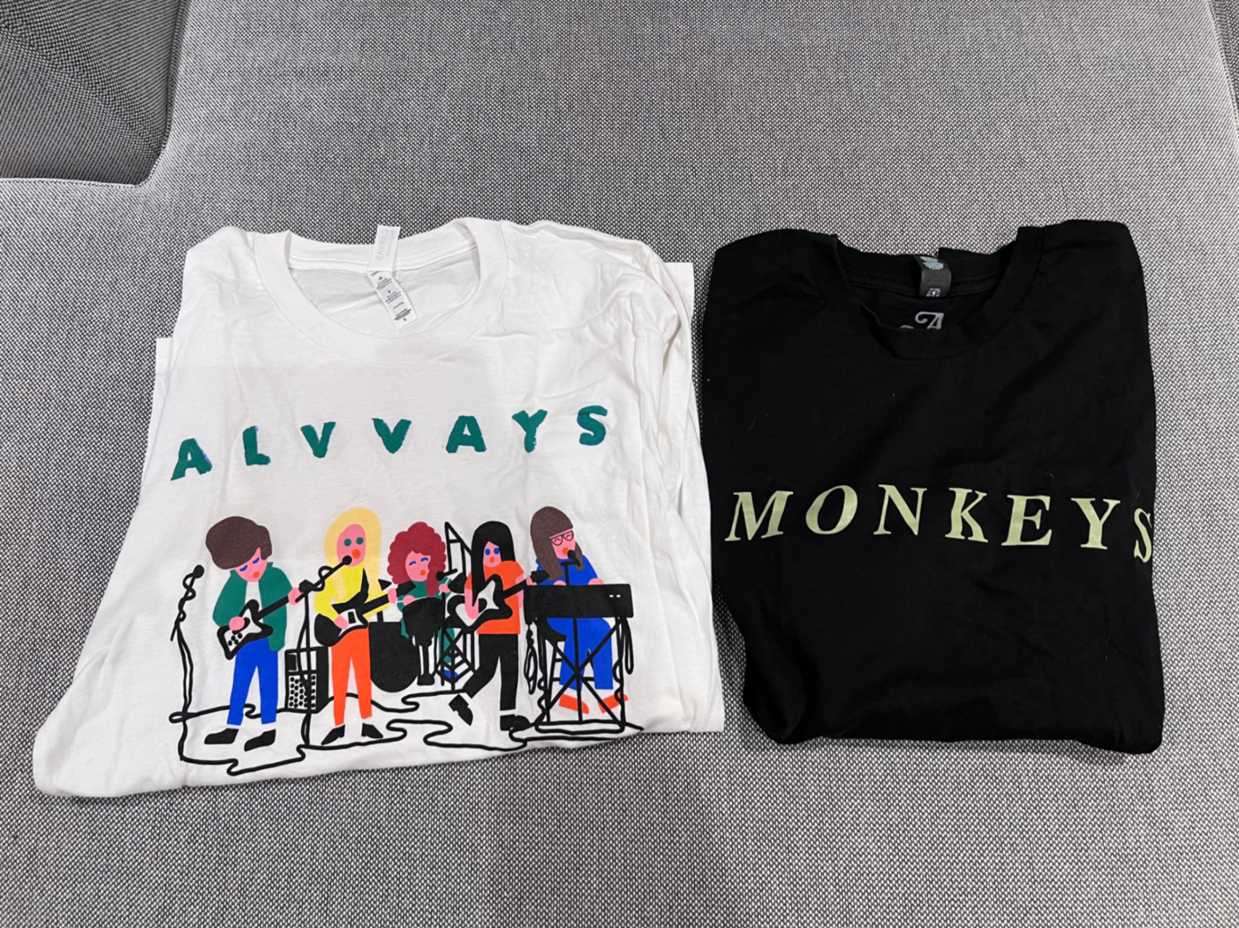 Alvvays & Arctic Monkeys Band tee