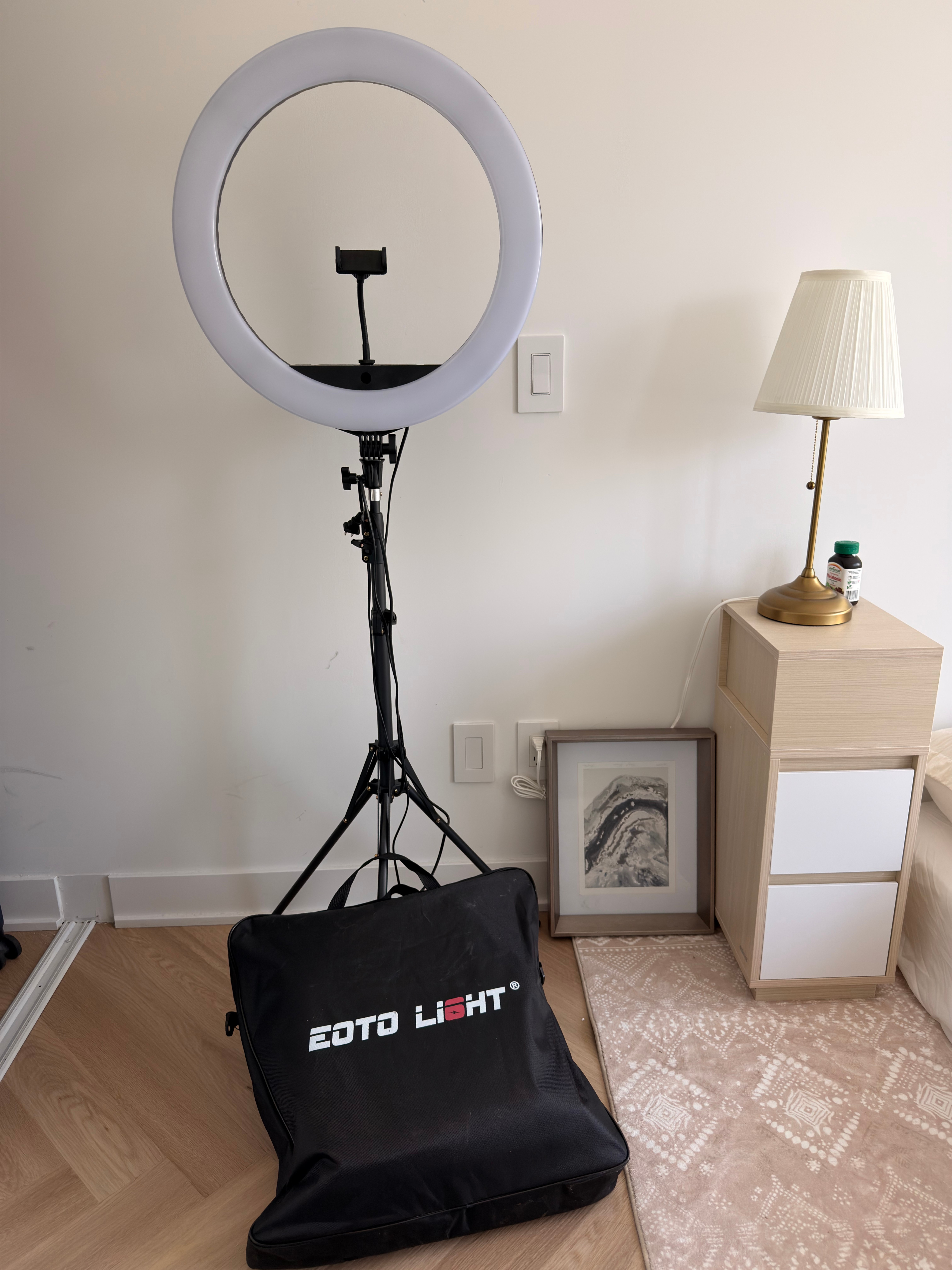 21” Professional LED Ring Light with Tripod + Remote + Carry Bag