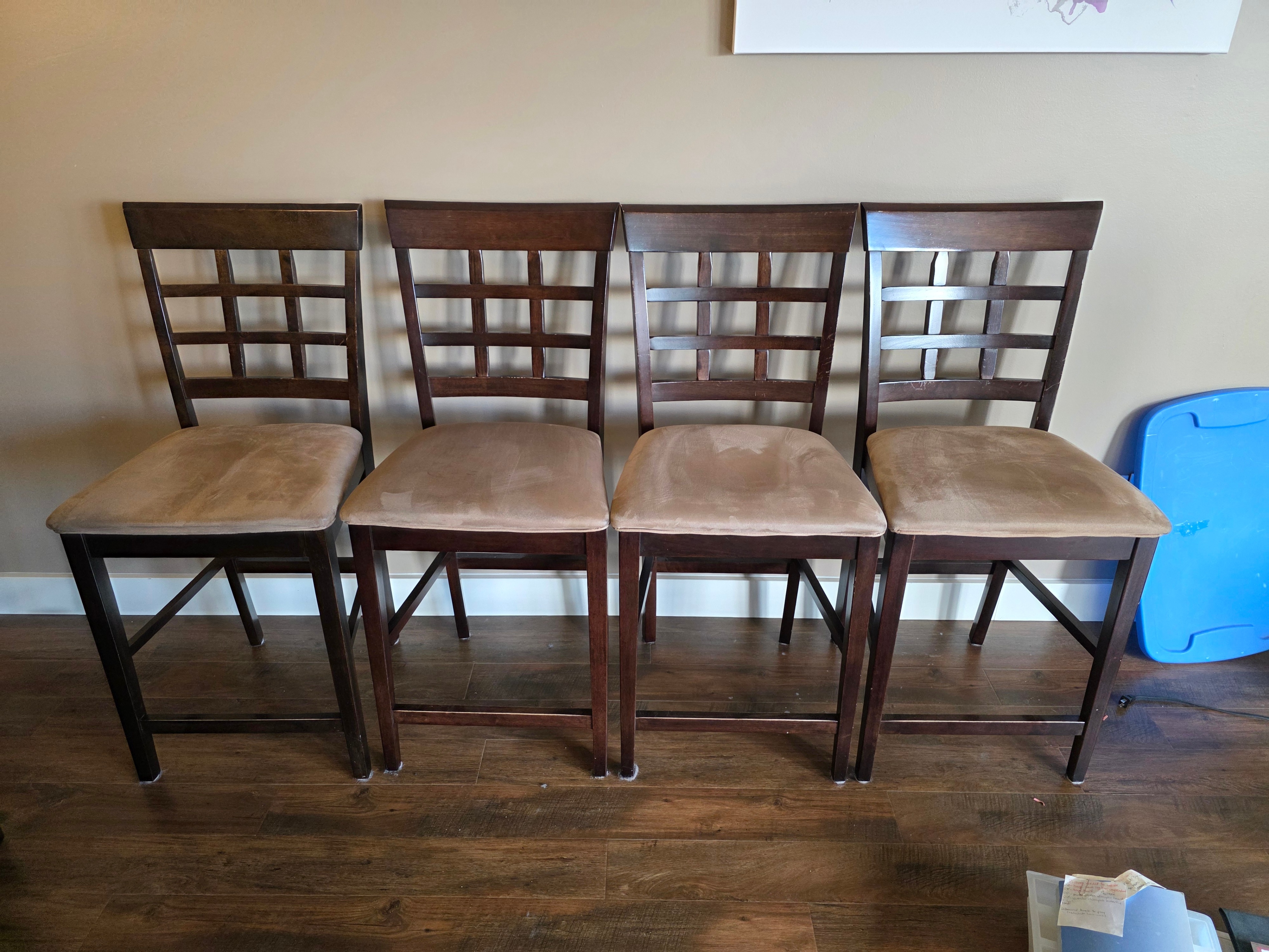 ✨ Espresso Brown Counter + 8 bar Dining Chairs / Bar Stools ✨ - photo 4