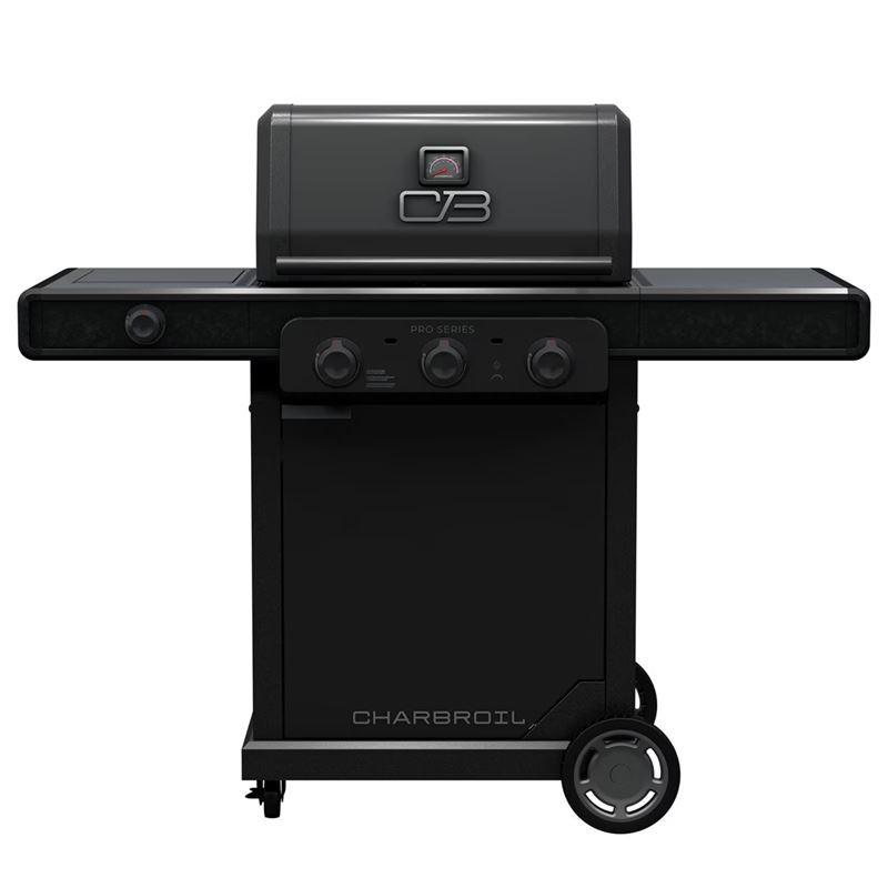 Char-Broil Pro Series 3-Burner Gas Grill with Side Burner