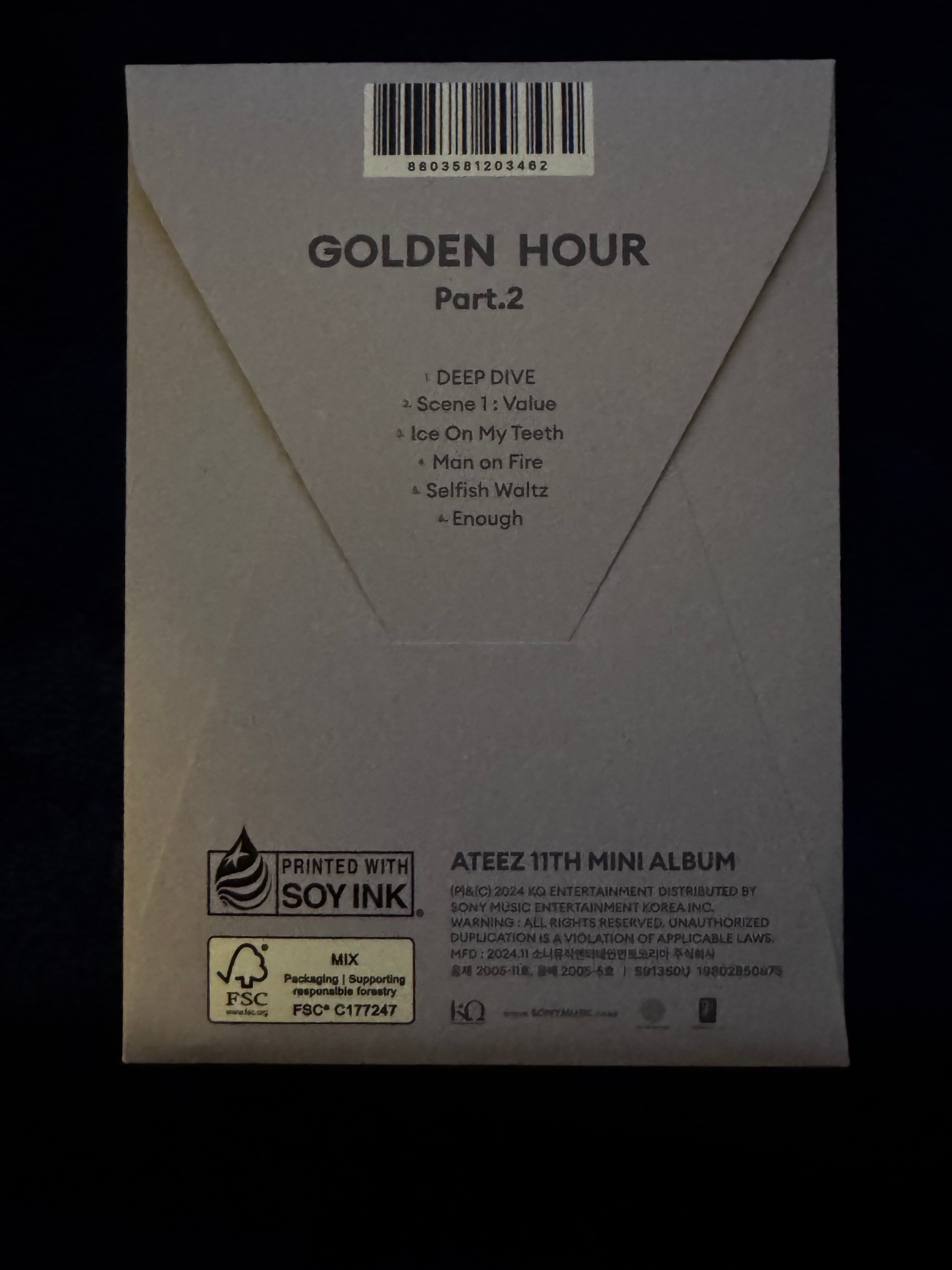ATEEZ "Golden Hour : Part.2" POCA albums, various versions - photo 2