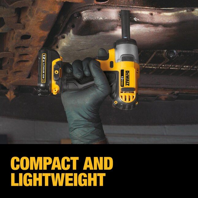 DEWALT 12V Max 3/8" Cordless Impact Wrench Kit 2 Batts - photo 5