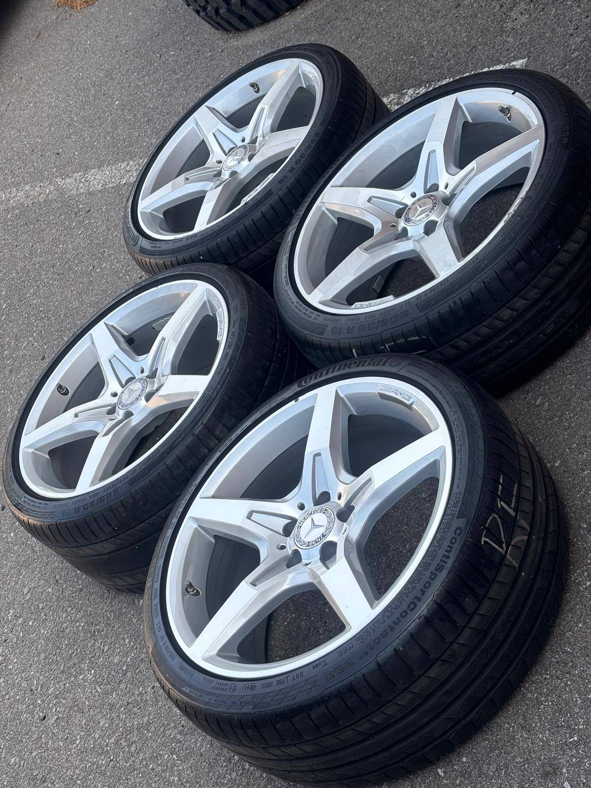 OEM 19"Mercedes  AMG(5x112)+Continental-SL/CLS /E Class/C Class - photo 2