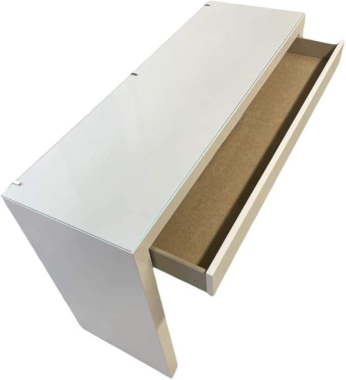 IKEA MALM Dressing table, white with glass top, 120 x 41 x 78 cm - photo 2