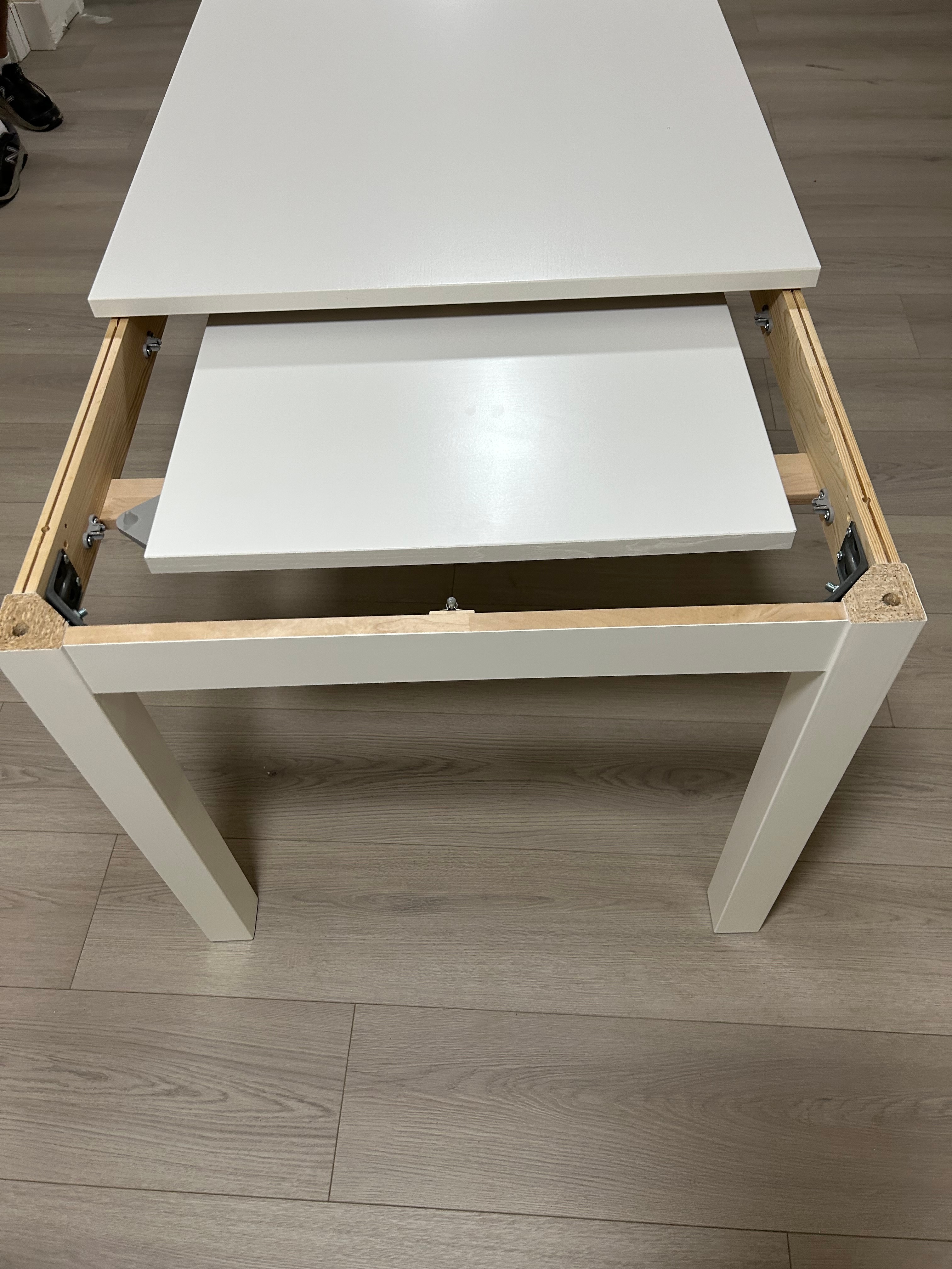 White Rectangular Table - photo 3