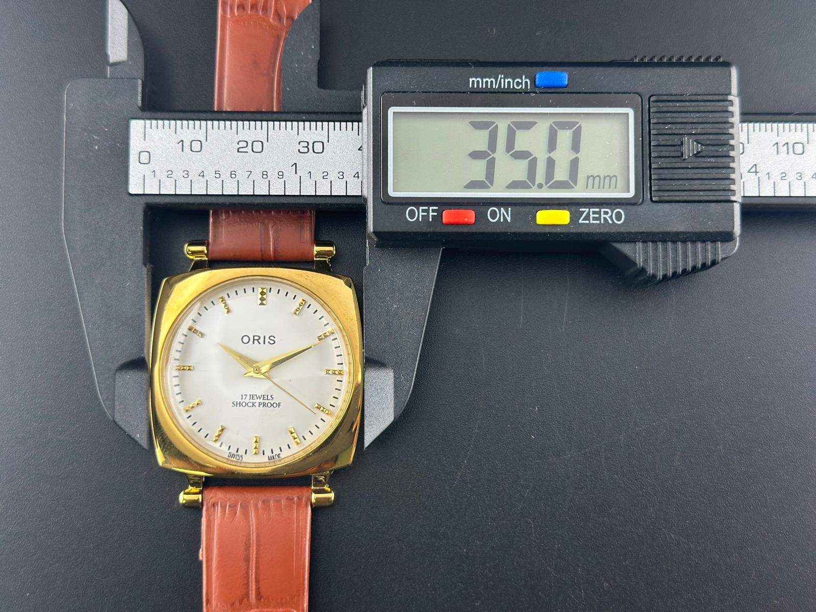 Vintage Oris Swiss ST-96 Hand Wind Mechanical Men's Watch - photo 5