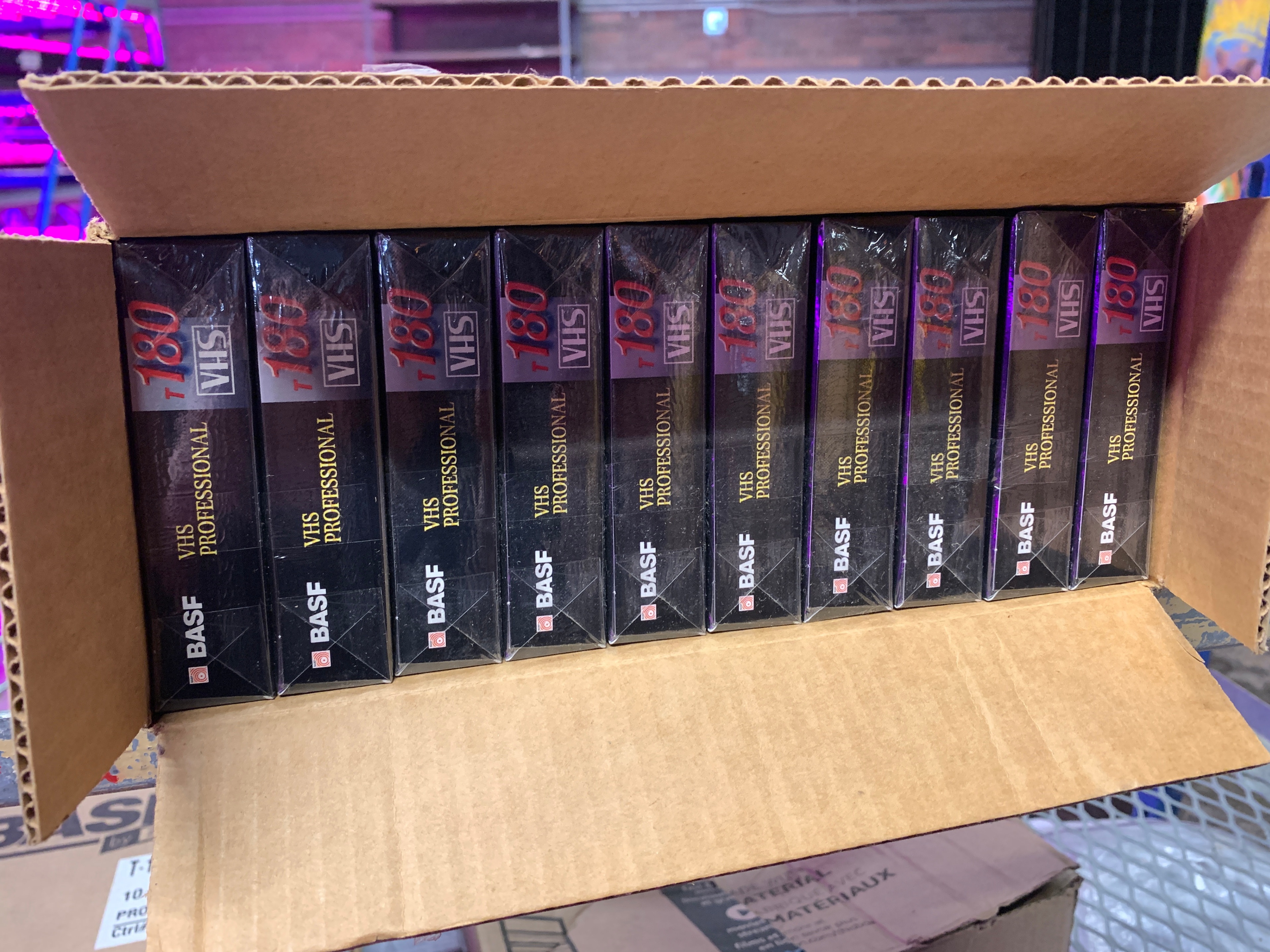 BASF T180 Professional Grade Blank VHS Cassette Tapes - photo 3