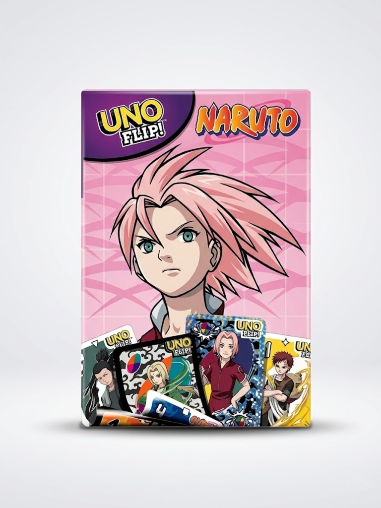 Brand New UNO Flip! × Naruto Trading Card Game