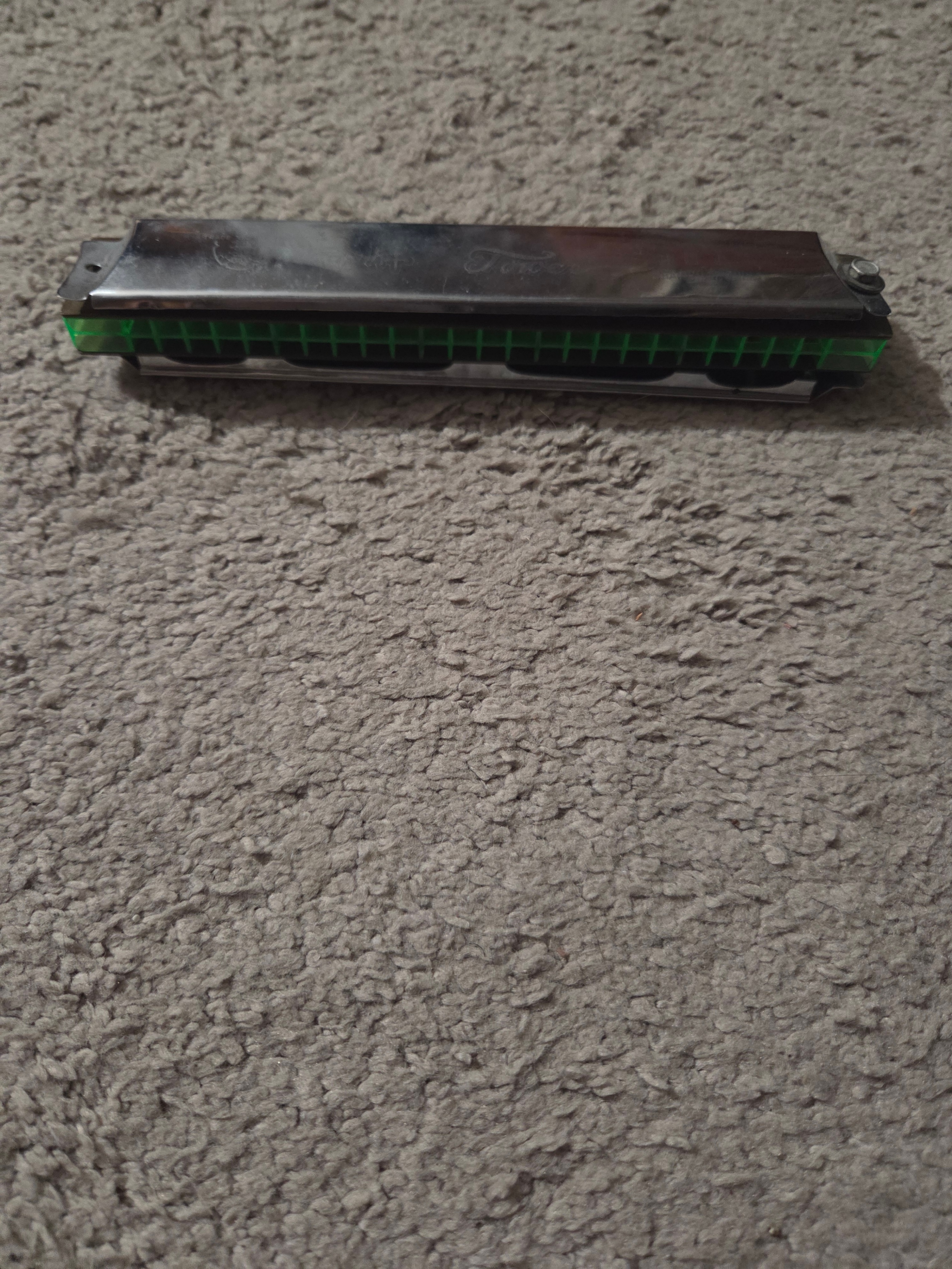 Vintage "Tower" Harmonica (Requires Minor Repair) - photo 2